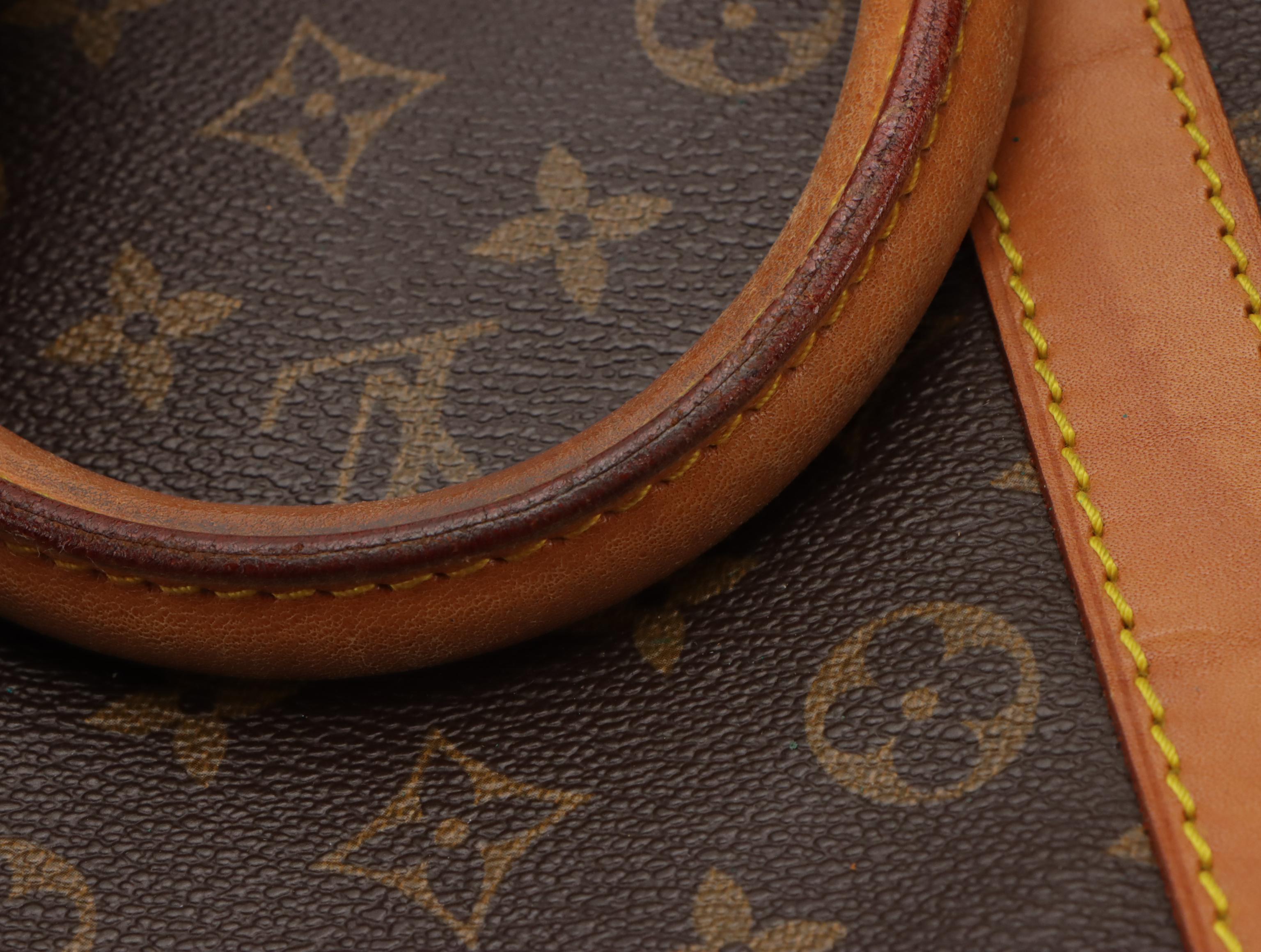 Louis Vuitton Keepall 55 in Monogram Canvas and Vachetta Leather