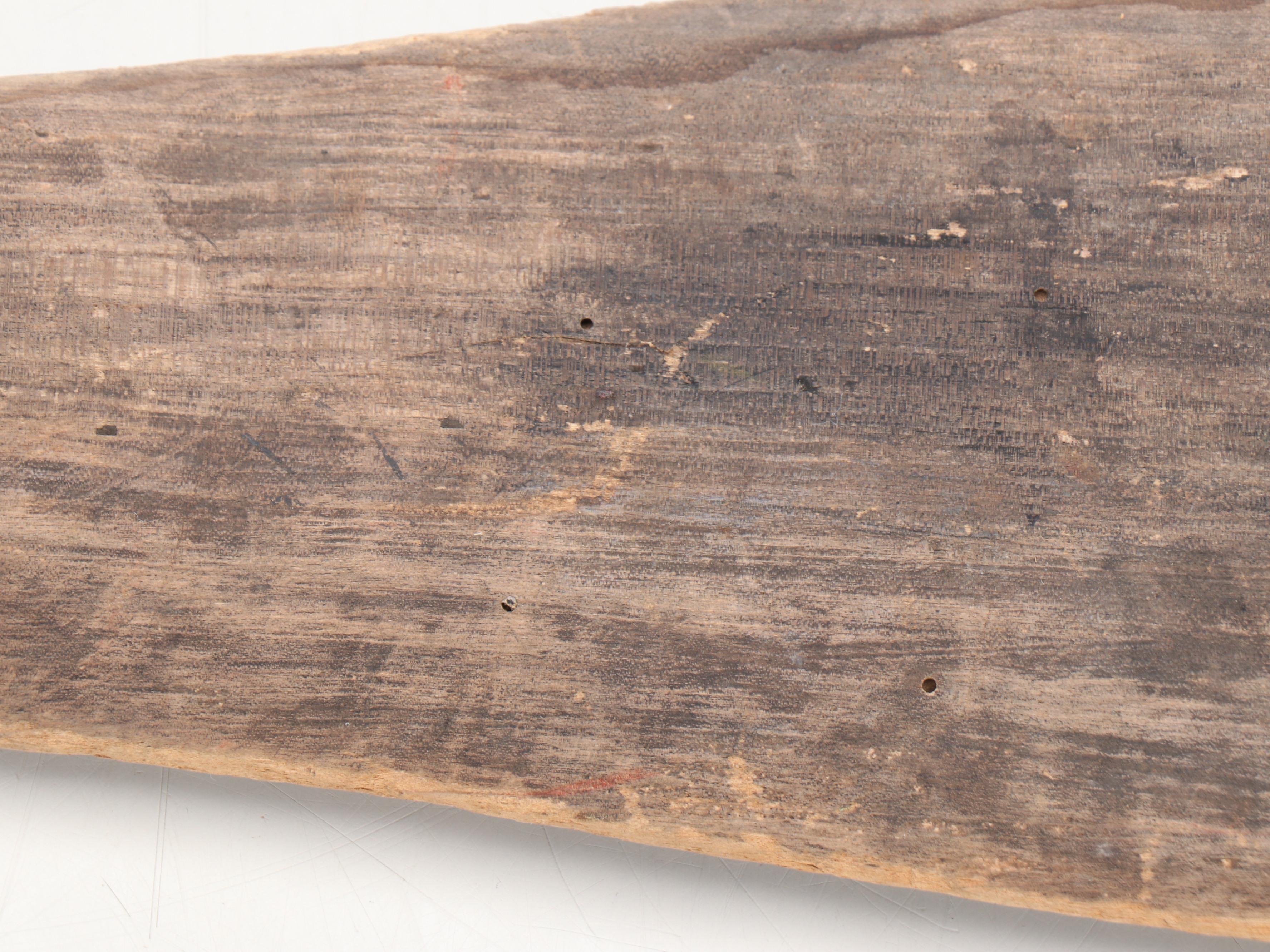 Two Indigenous Subarctic/Pacific Northwest Coast Wooden Oars