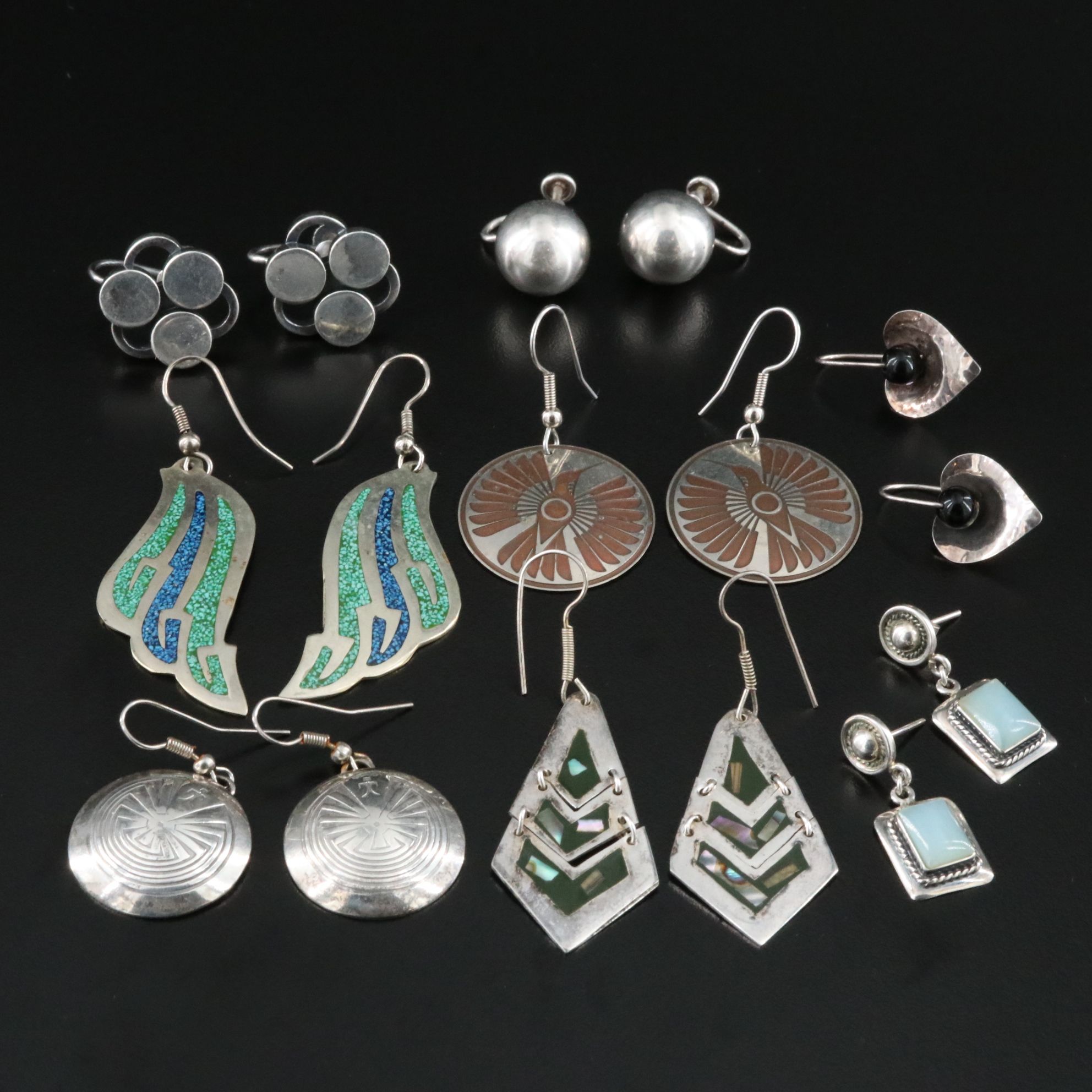 Jewelry Collection Featuring Hans Hansen and Sterling