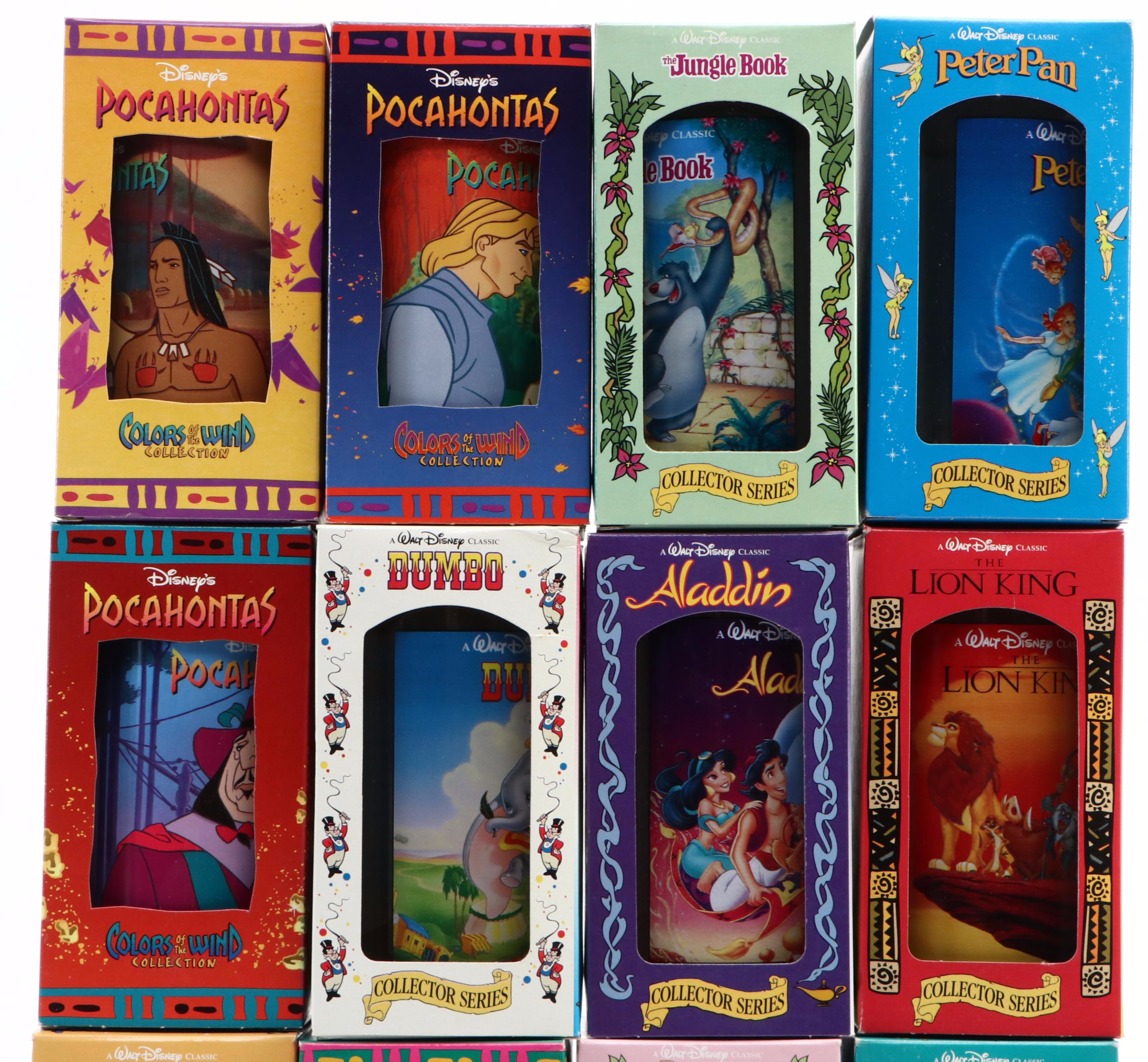 Burger King "Pinocchio," "Peter Pan," and More Walt Disney Plastic Tumblers