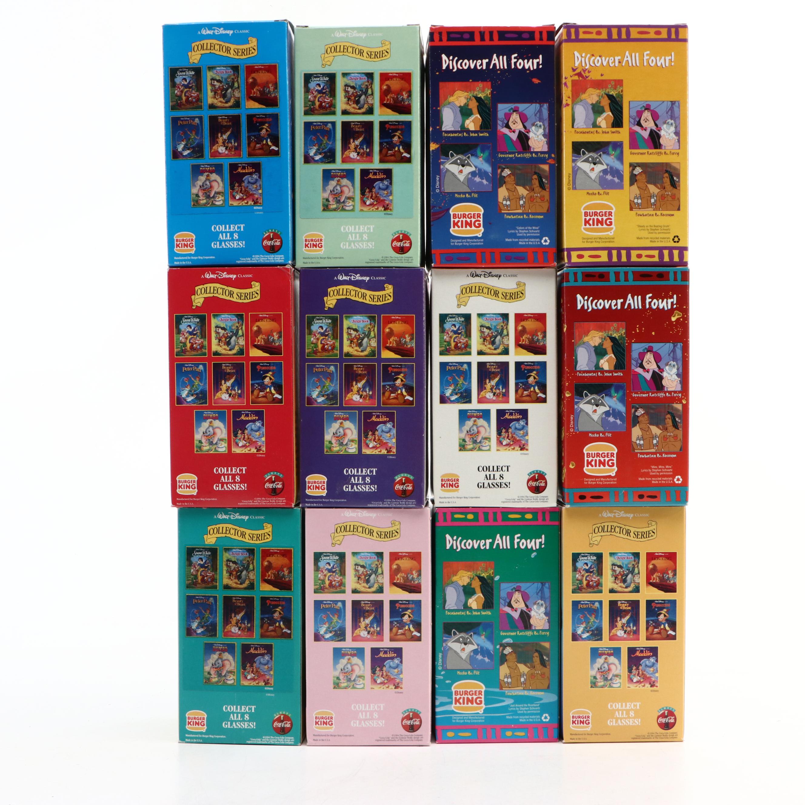 Burger King "Pinocchio," "Peter Pan," and More Walt Disney Plastic Tumblers