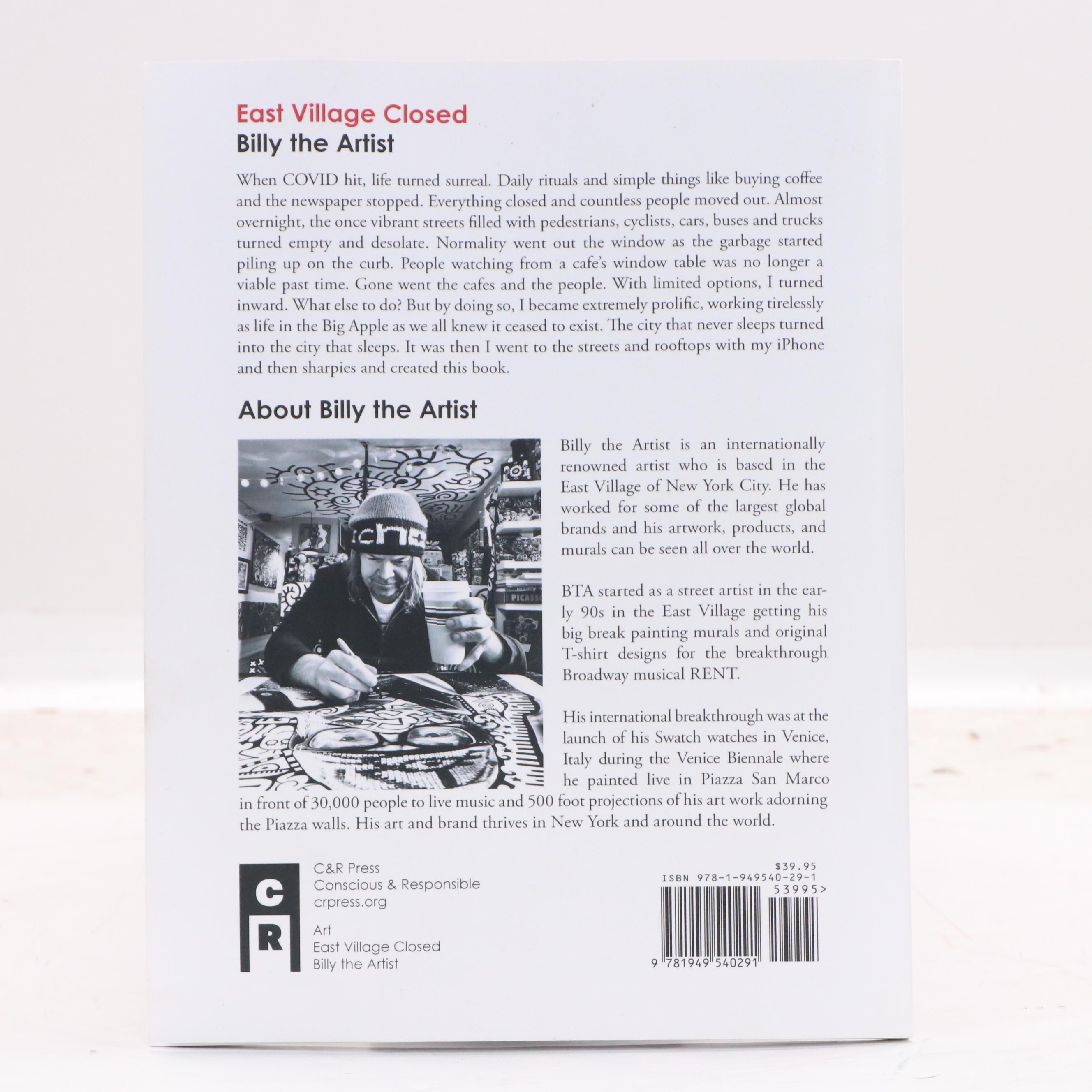 Billy the Artist Acrylic Painting "Siblings", 2000, and Book