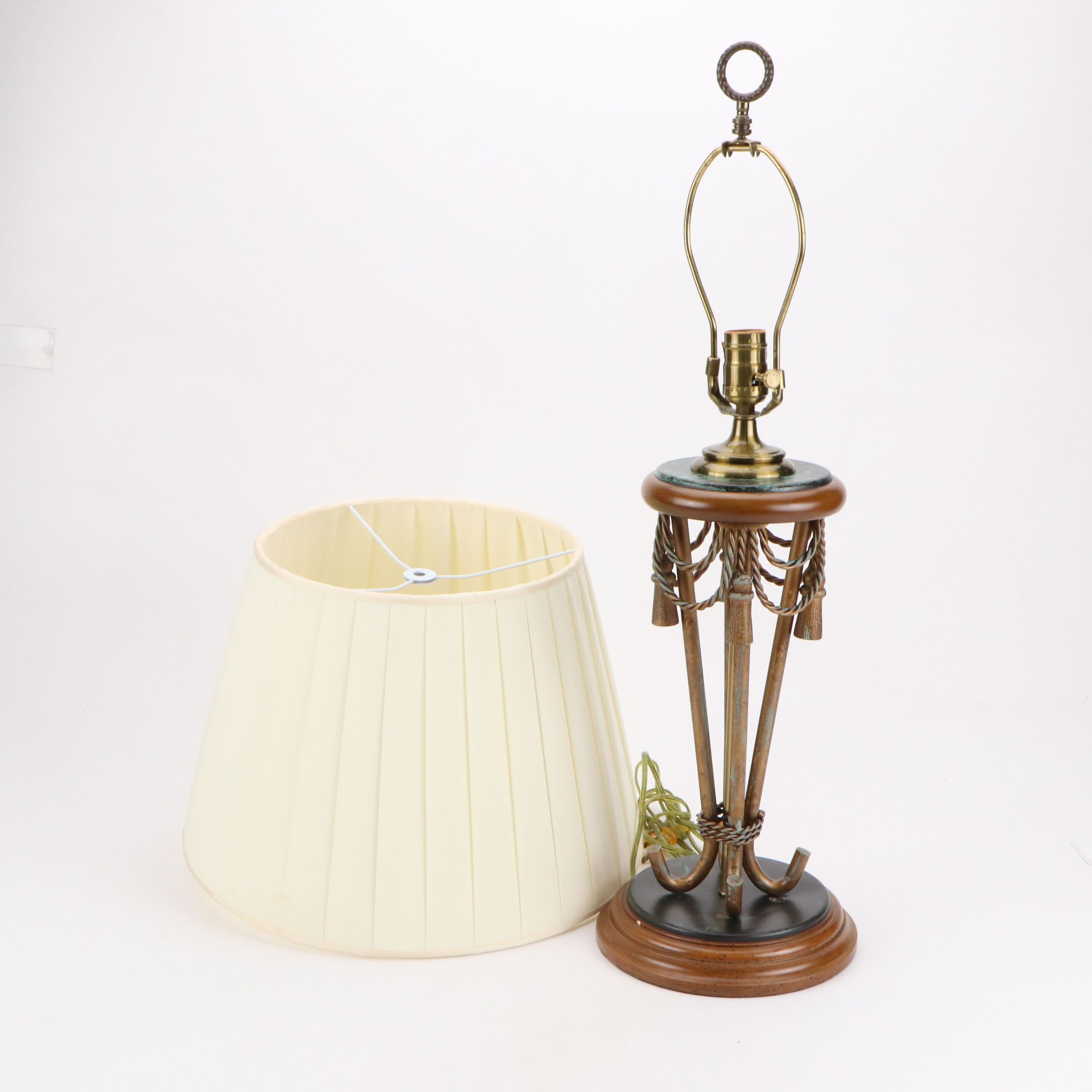 Wildwood and Other Hand-Painted Faux Metal and Stone Lamps