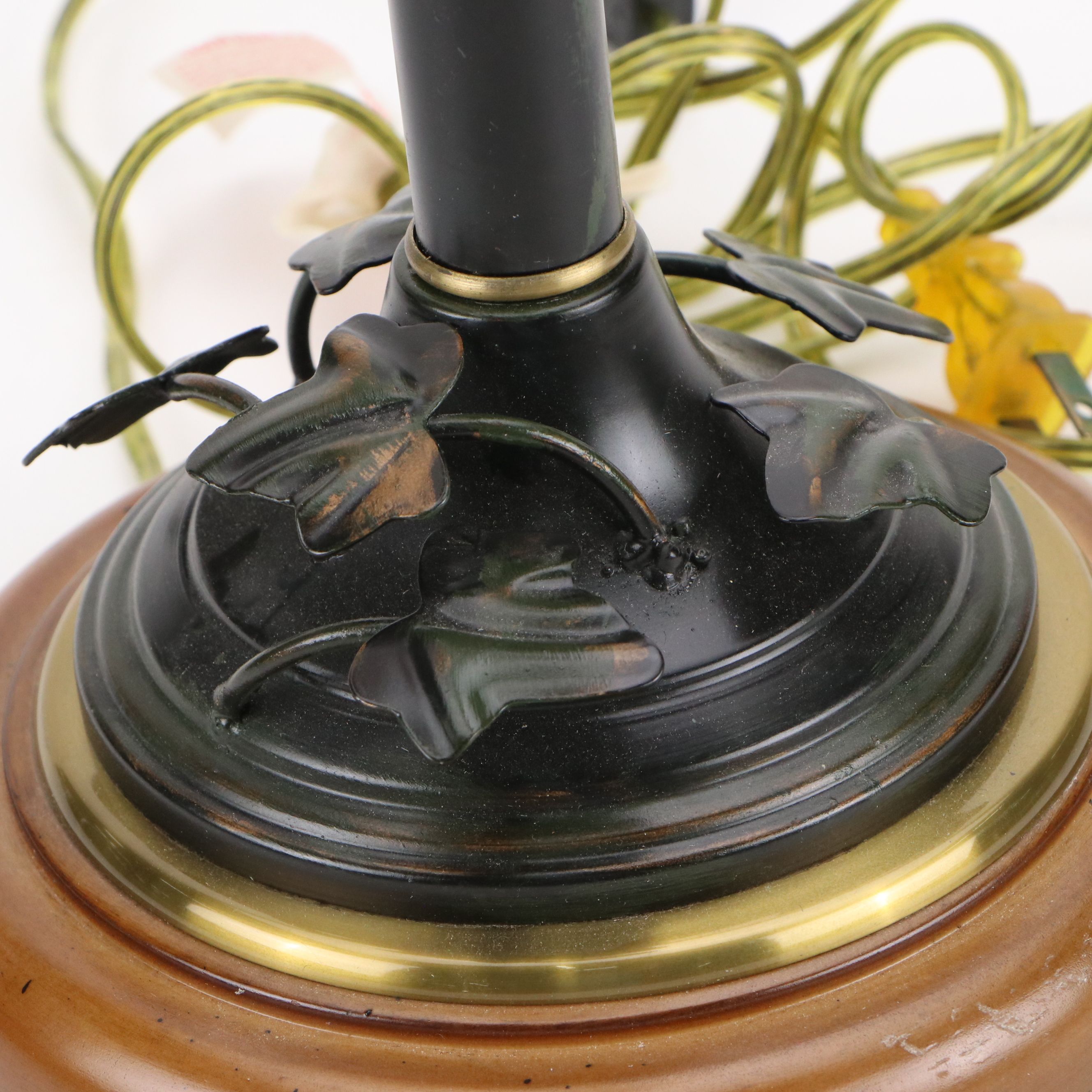 Wildwood and Other Hand-Painted Faux Metal and Stone Lamps