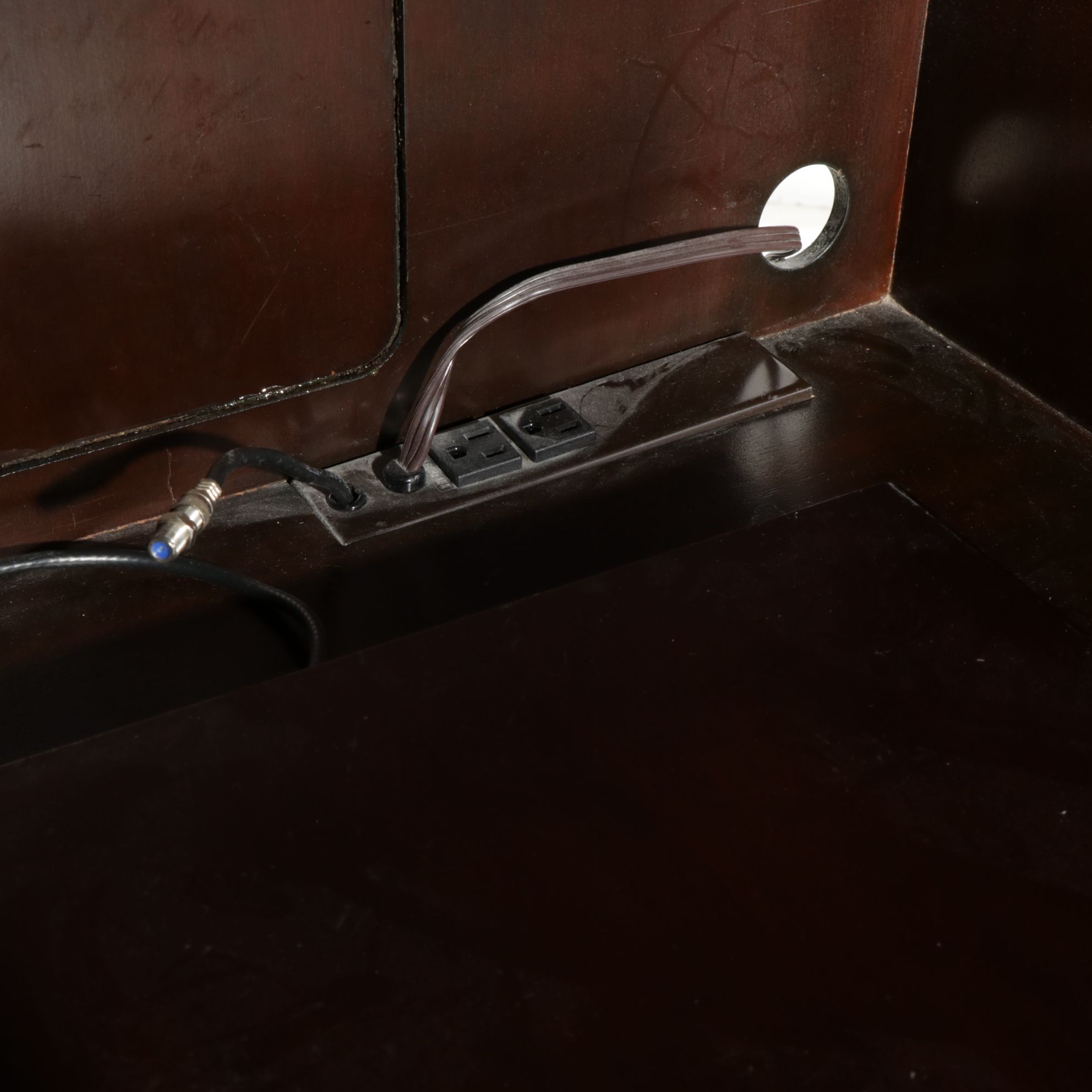 Baker Furniture Mahogany Entertainment Armoire, 21st Century