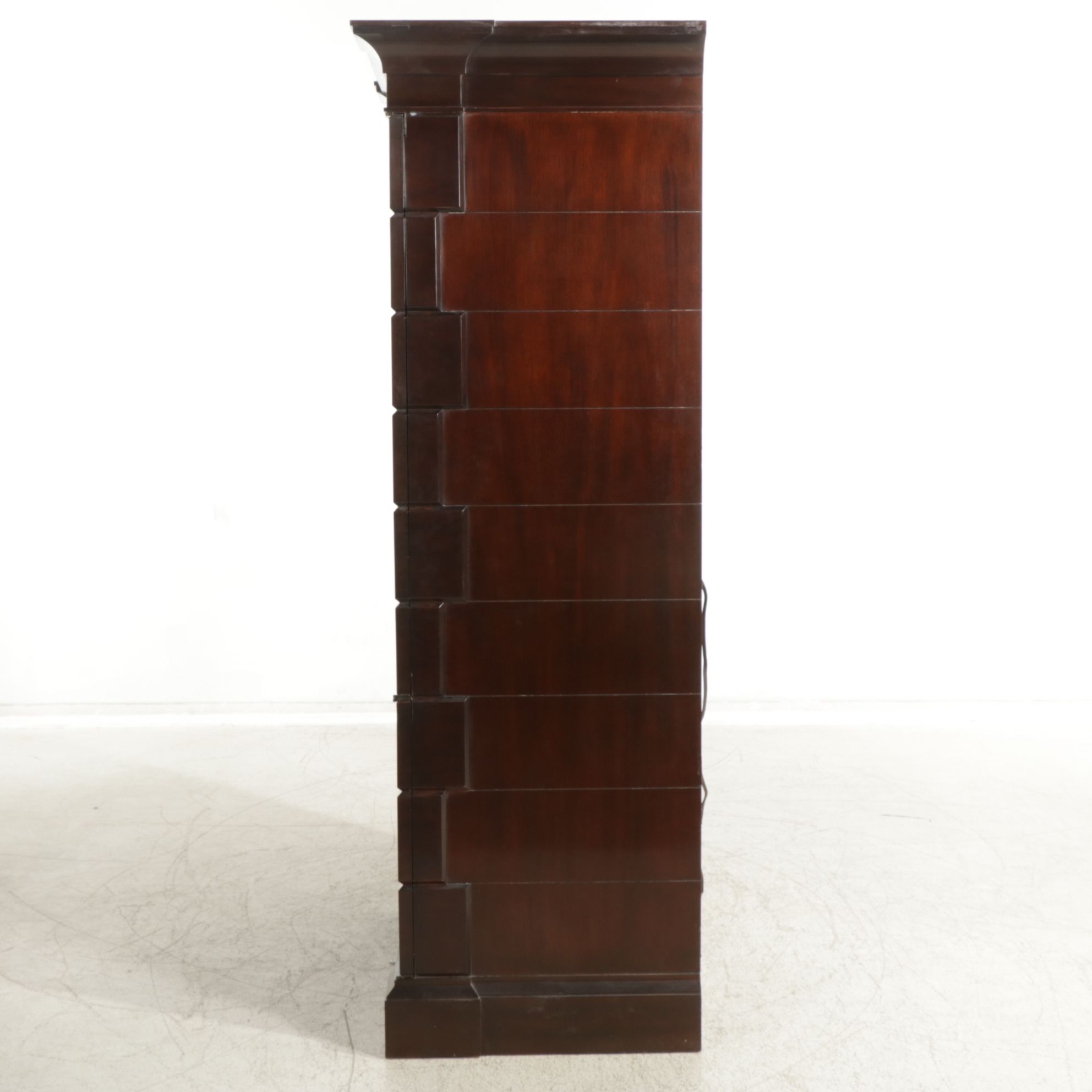 Baker Furniture Mahogany Entertainment Armoire, 21st Century