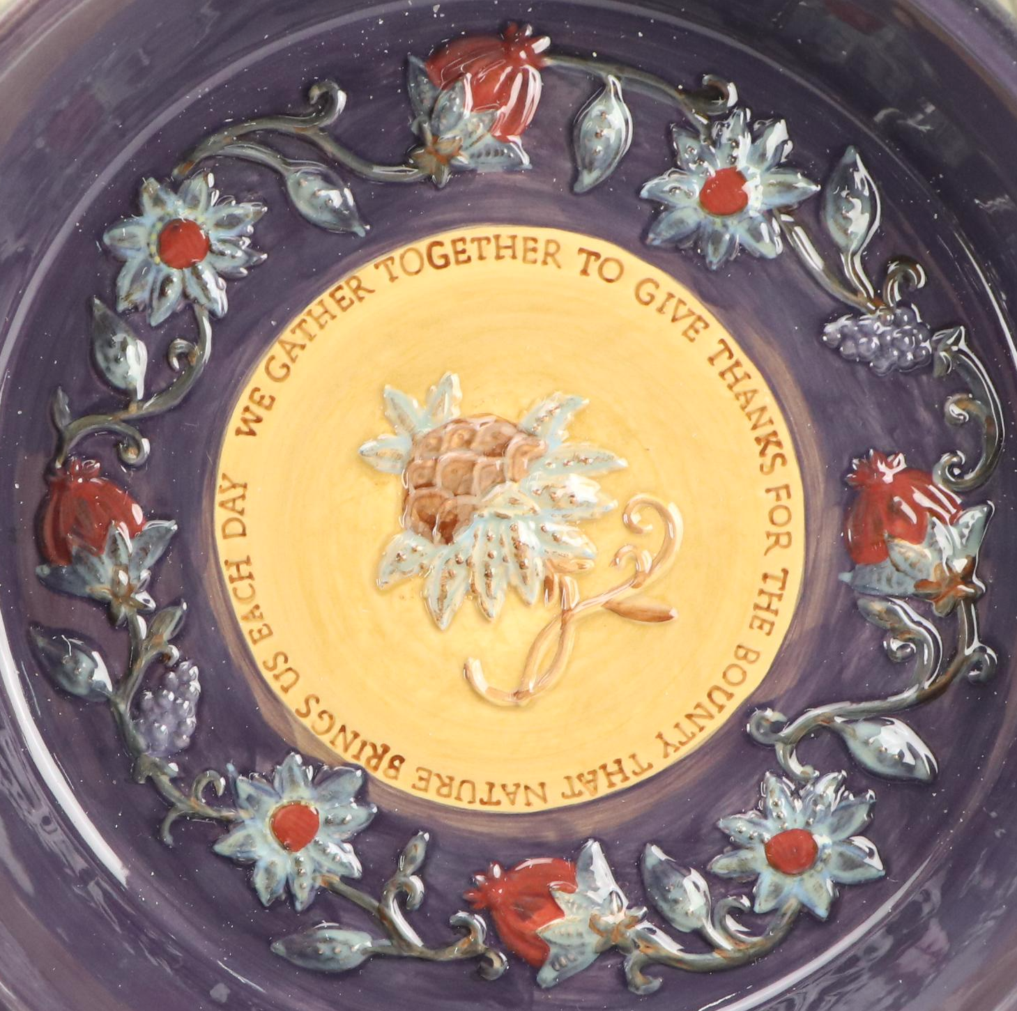 Thanksgiving Ceramic Lidded Dish, Platter, and Pumpkin Décor