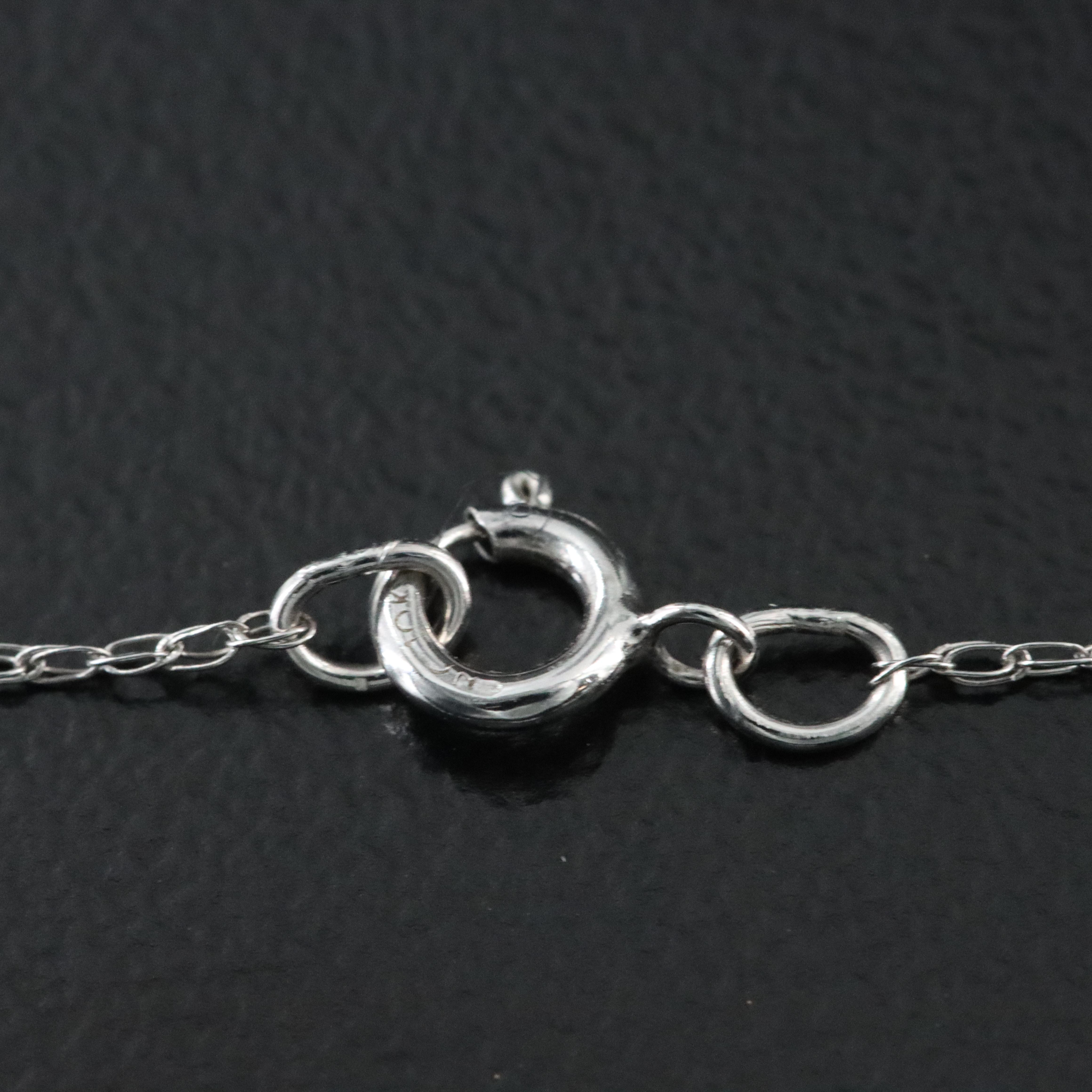 14K 0.25 CTW Diamond Pendant on 10K Chain Necklace