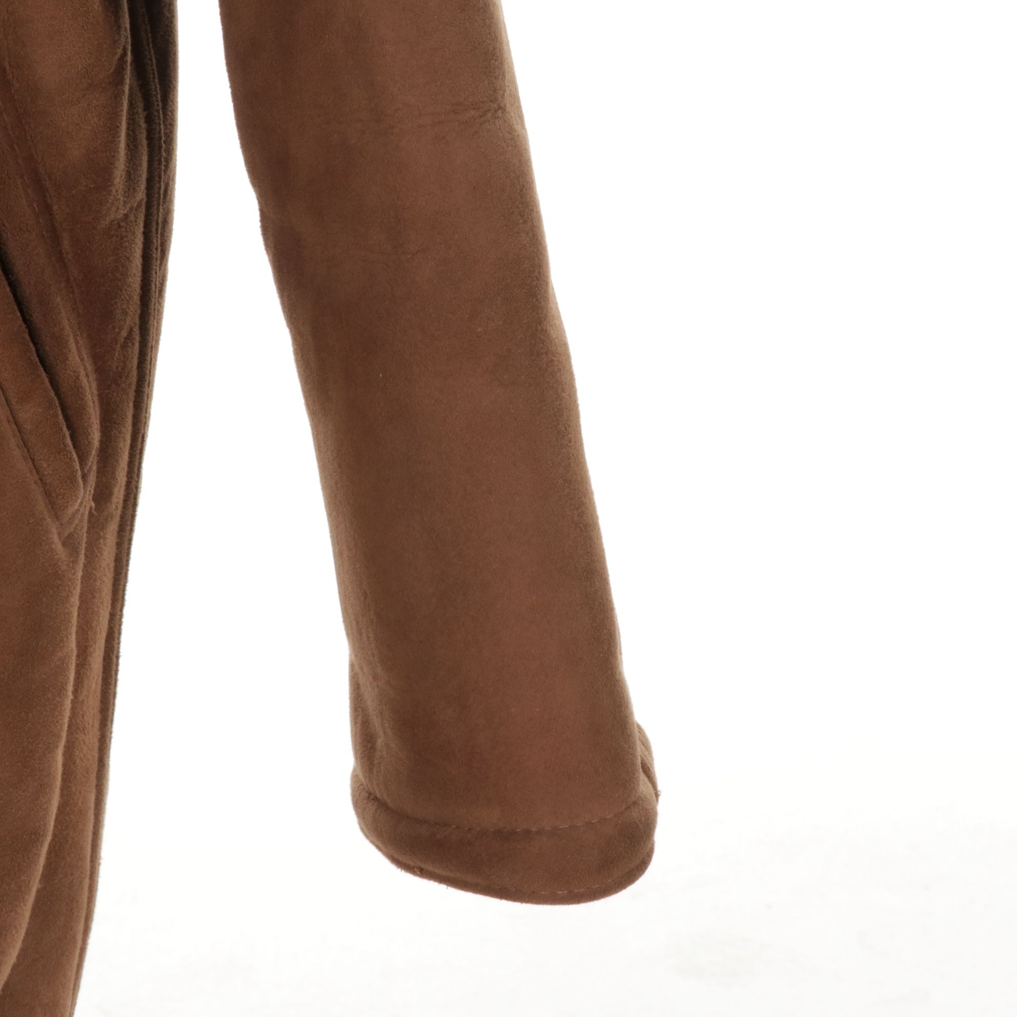 Sawyer Lamb Shearling Double-Breasted Sheepskin Coat, Size 46L