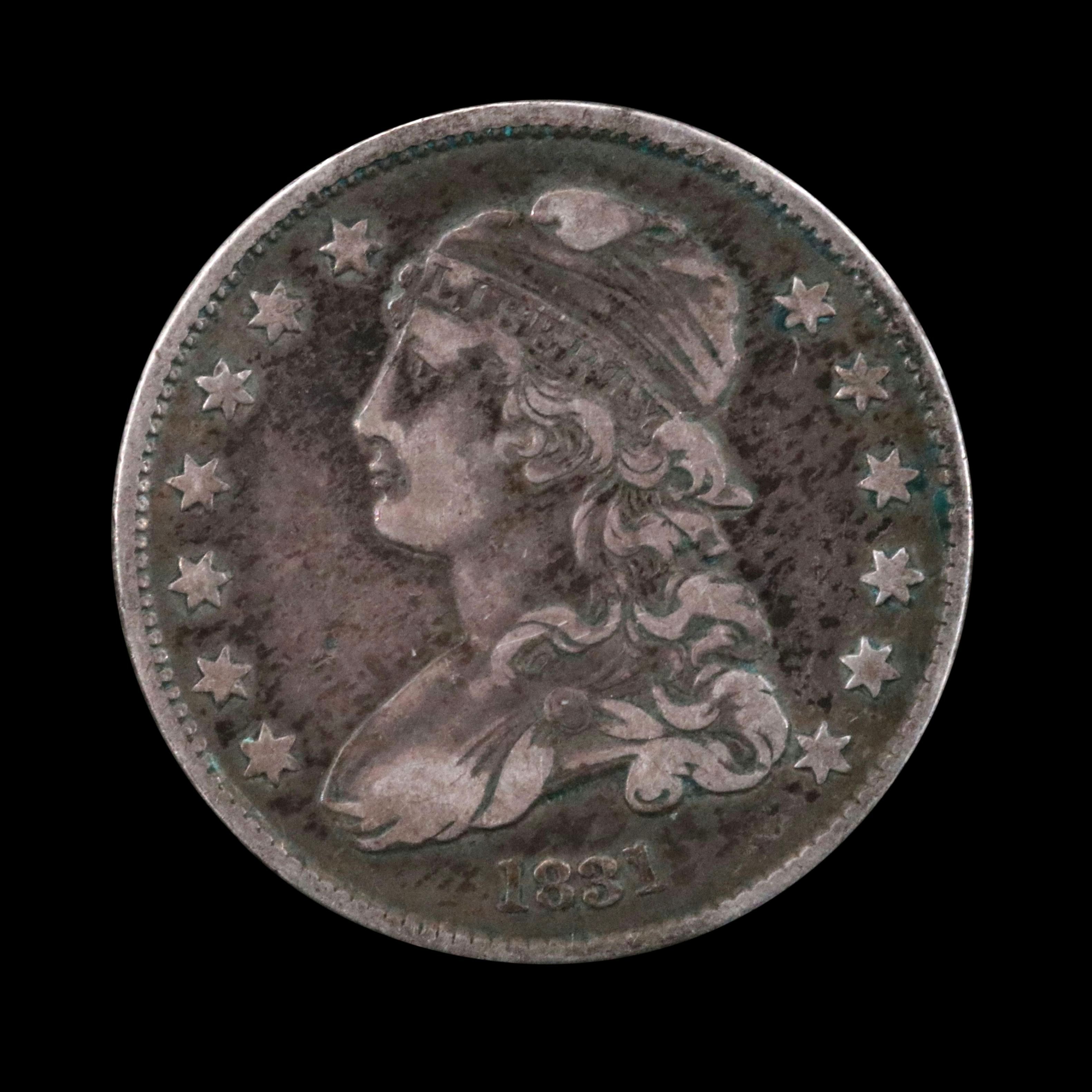 1831 Capped Bust Silver Quarter
