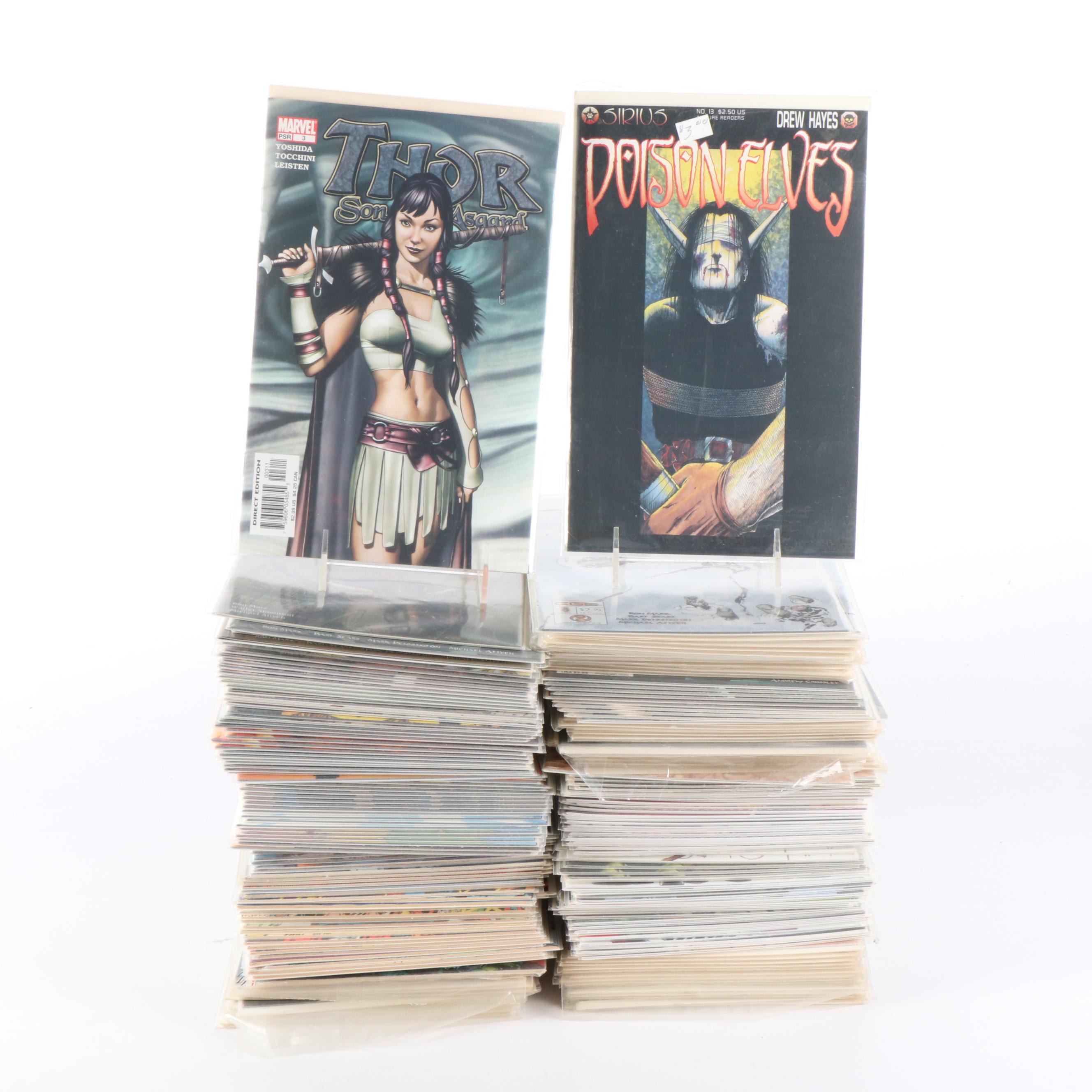 Modern Age Comic Books Featuring "The Mighty Thor", "Ruse", and More