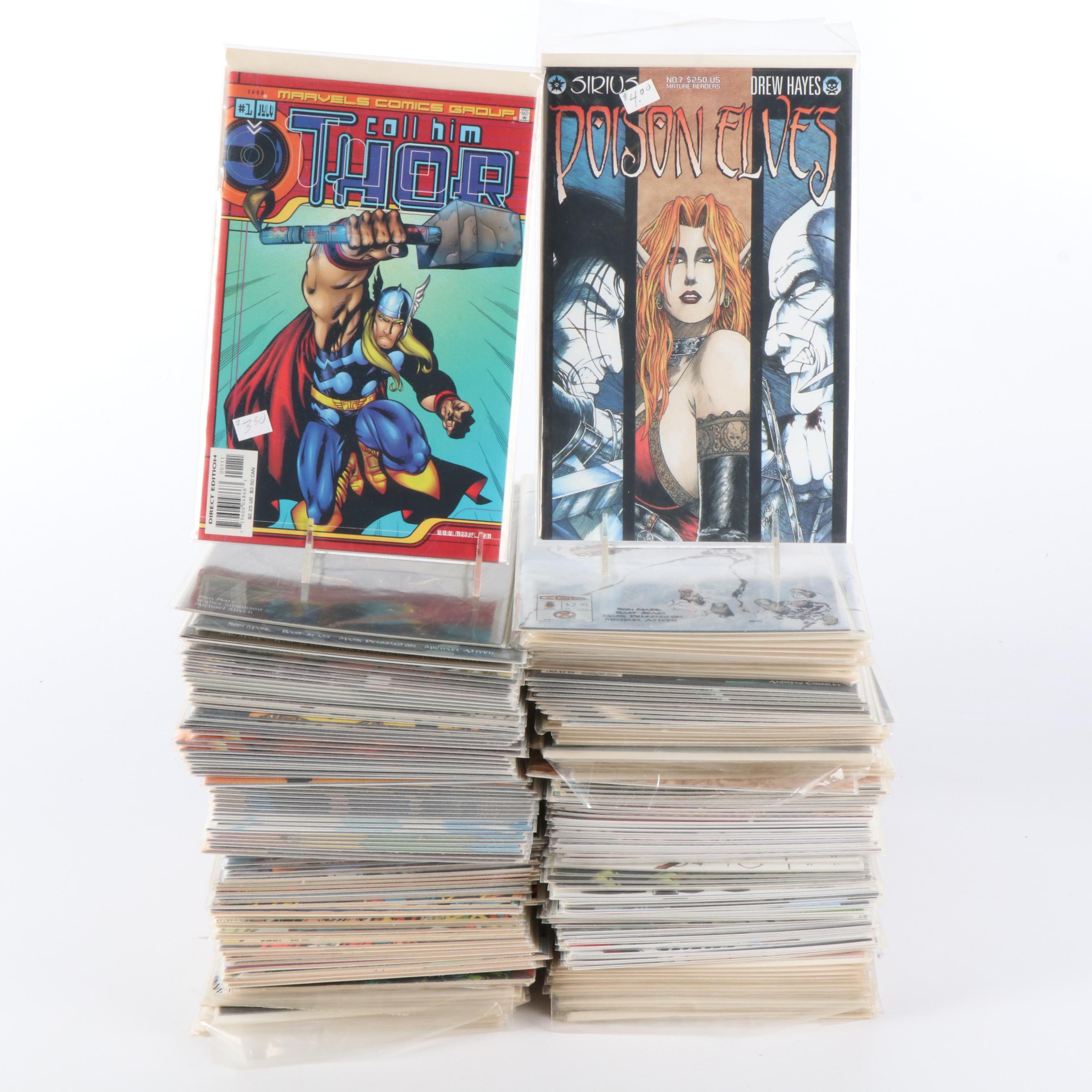 Modern Age Comic Books Featuring "The Mighty Thor", "Ruse", and More