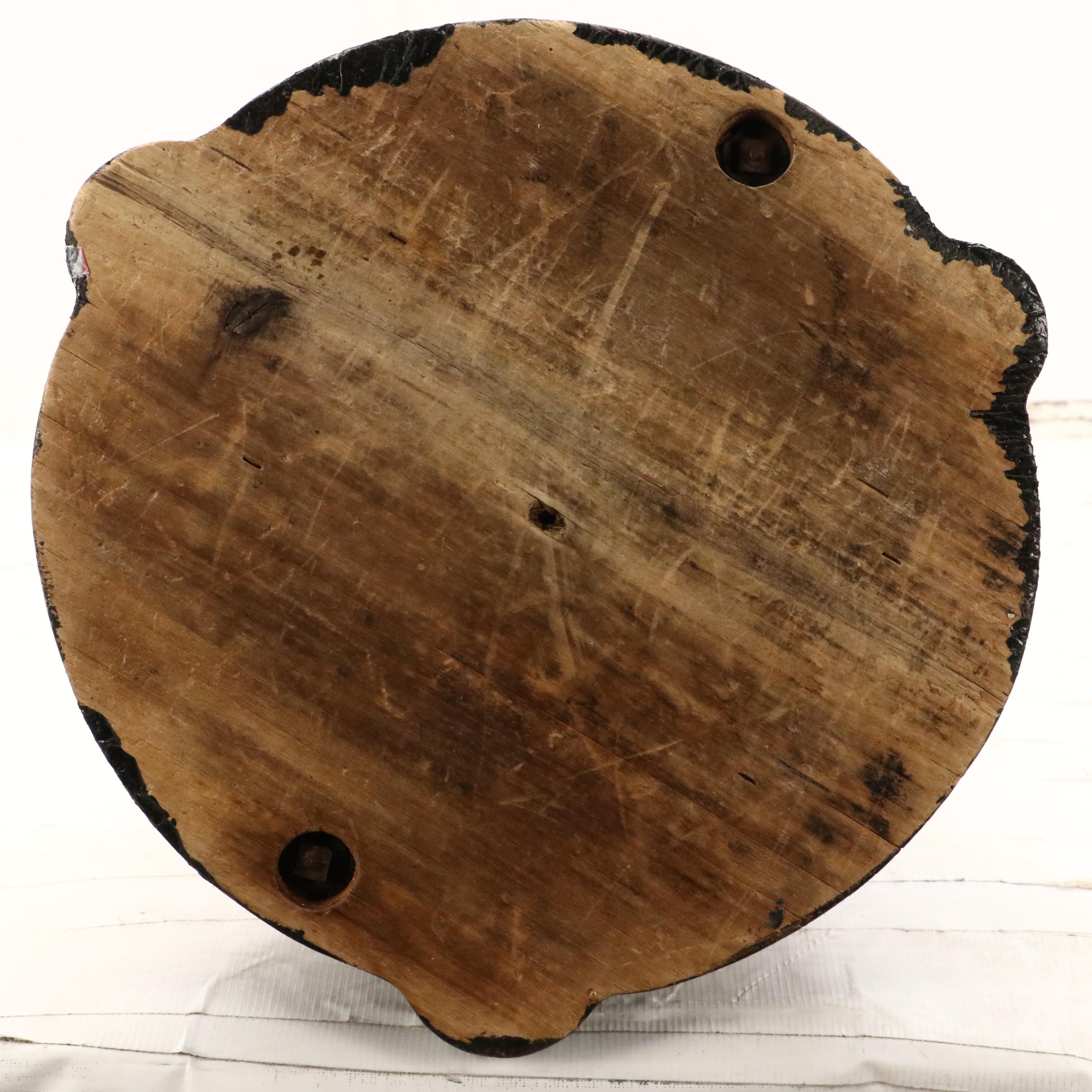 Cast Metal Sculpture of French Lady With Fan