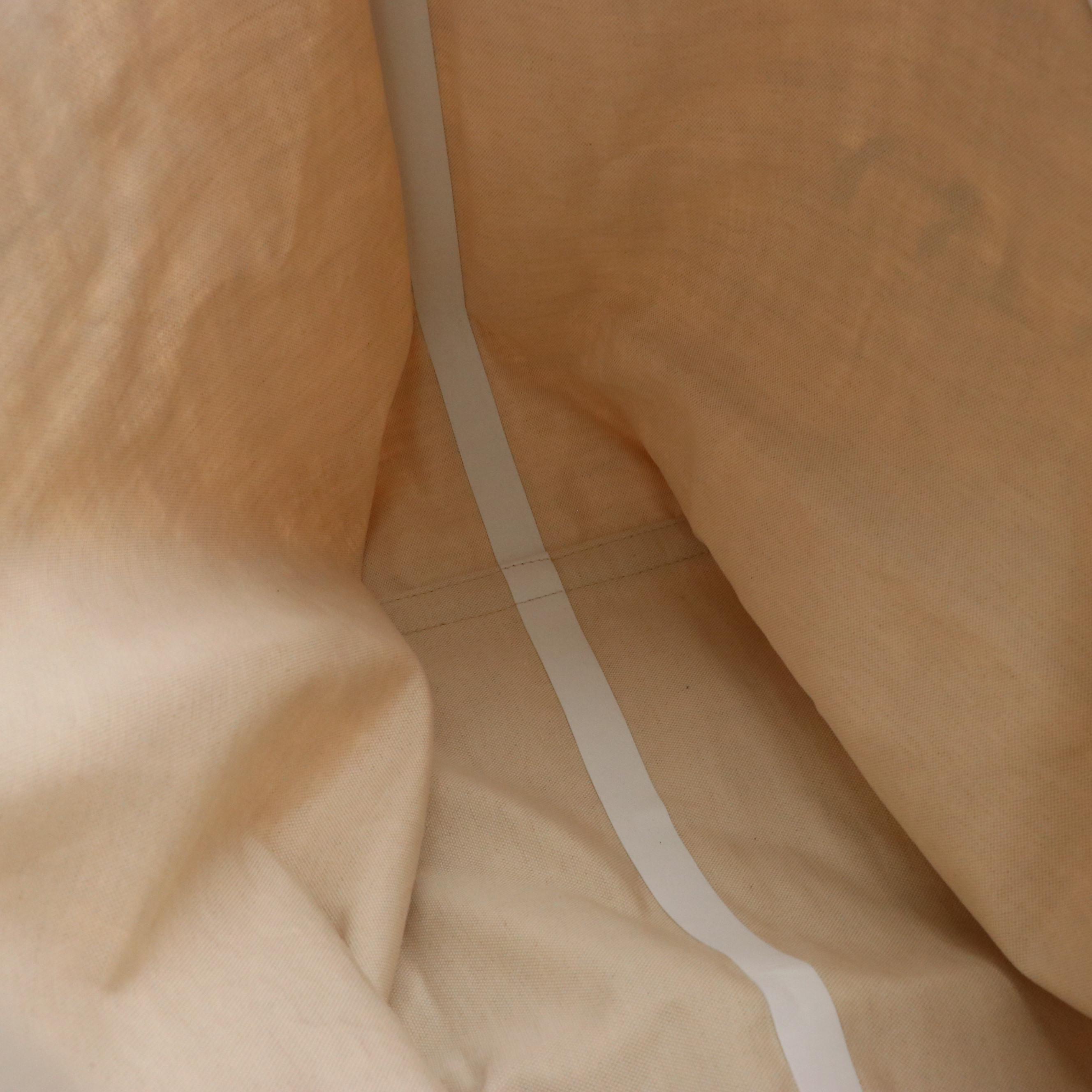 Burberry "The Giant" Medium Printed Jute Tote with White Leather Trim