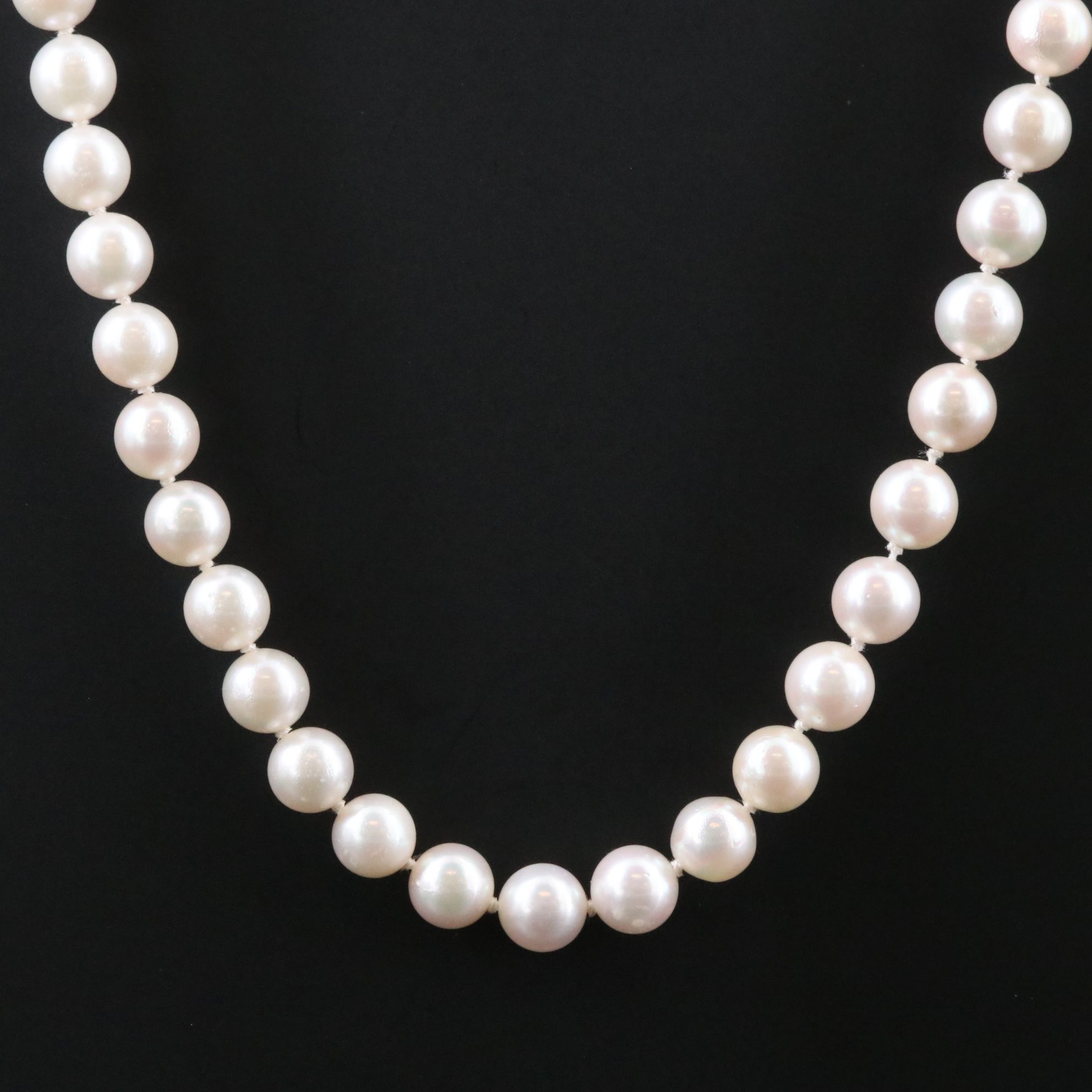Pearl Necklace with 14K Clasp