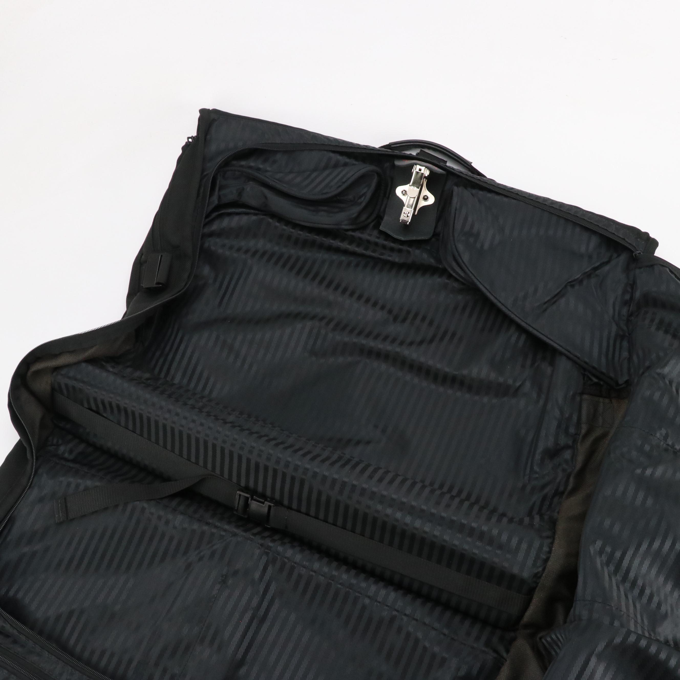 Tumi Alpha Bifold Garment Travel Bag in Black Nylon Canvas