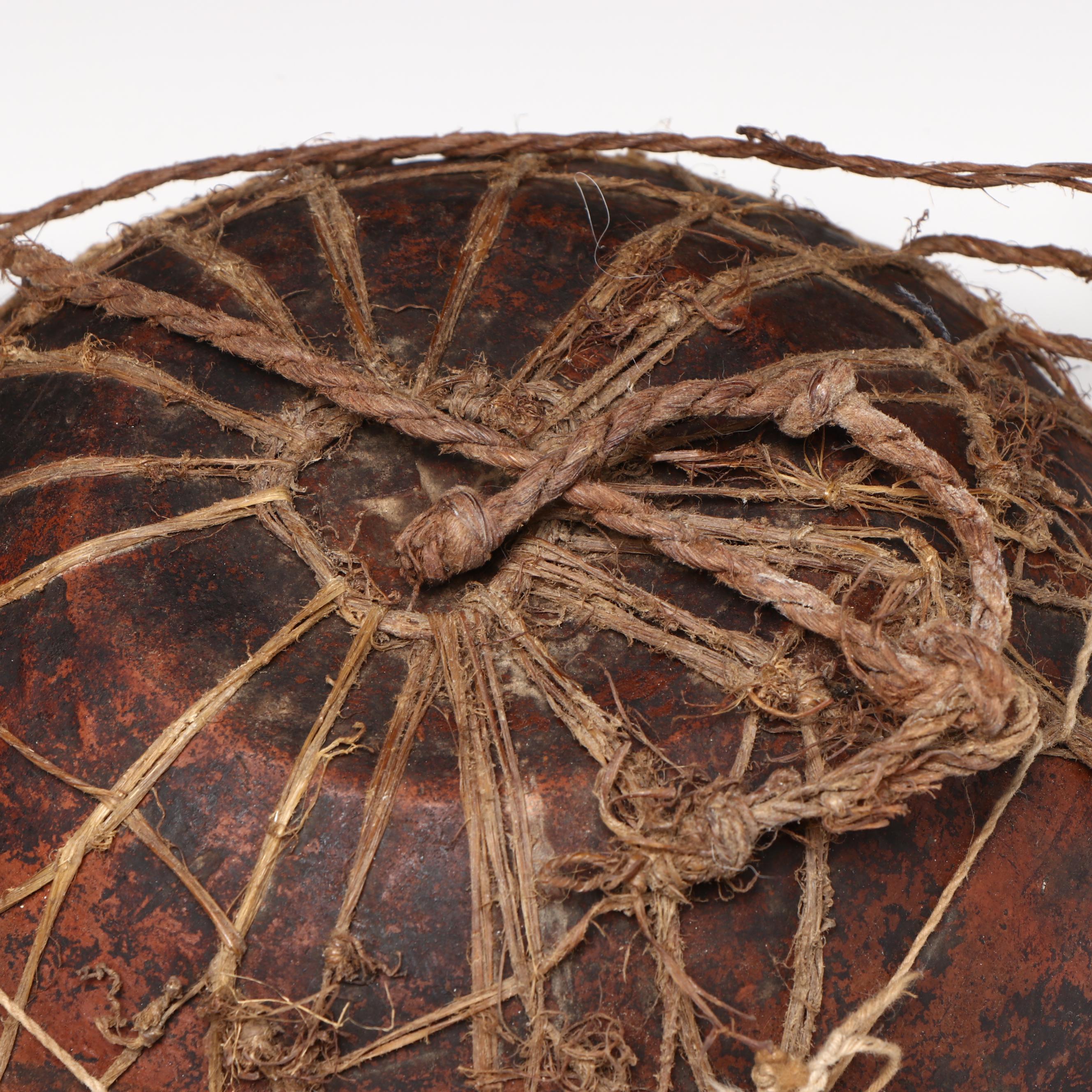 Southeast Asian Reptile Skin and Ceramic Drum