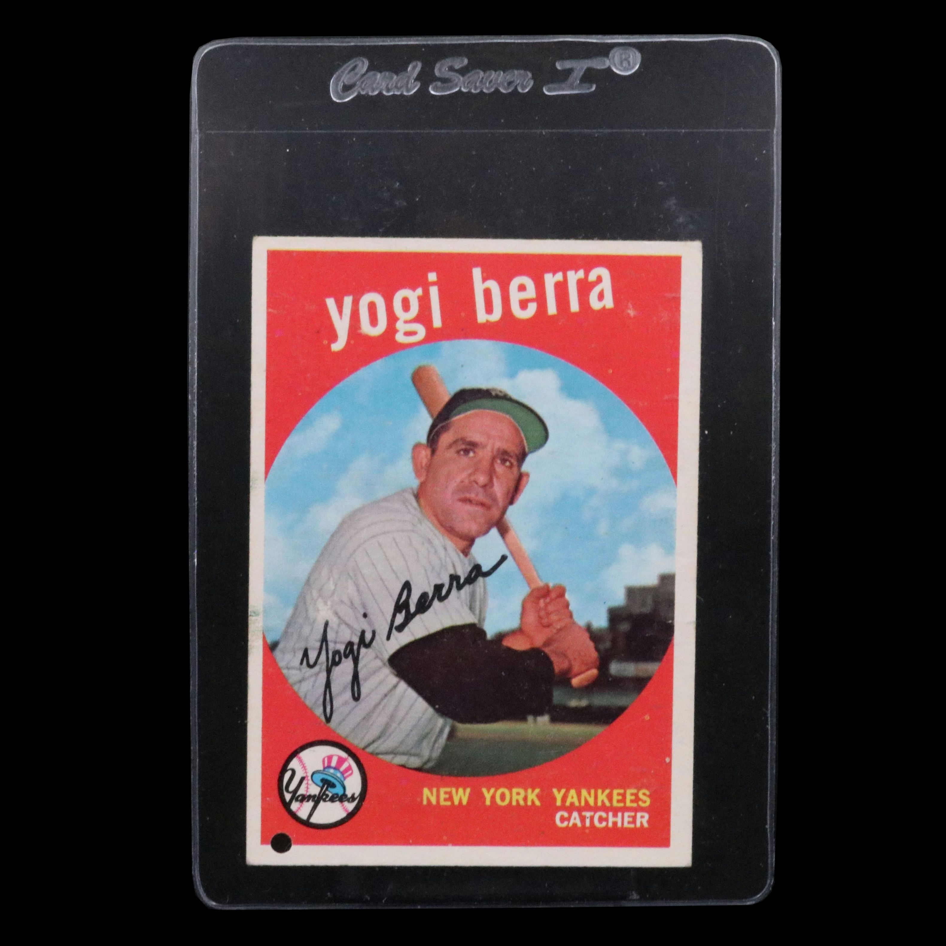 1959 Topps Yogi Berra New York Yankees Baseball Card