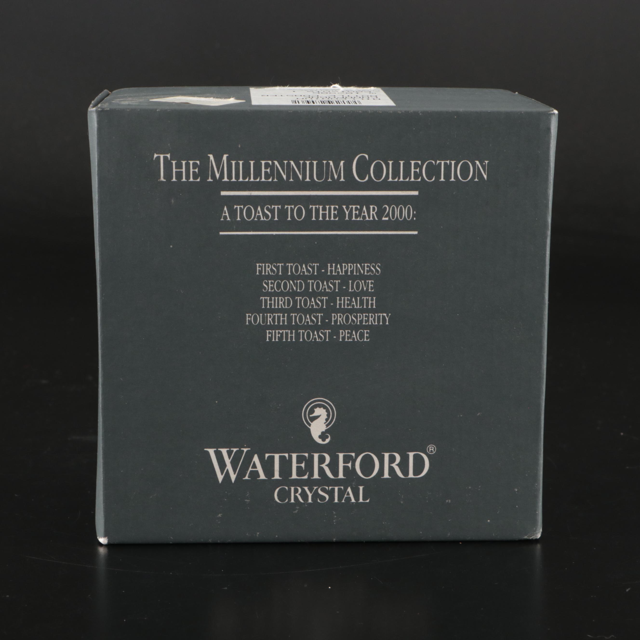 Fred Curtis for Waterford Crystal "Millennium" Champagne Bottle Coaster