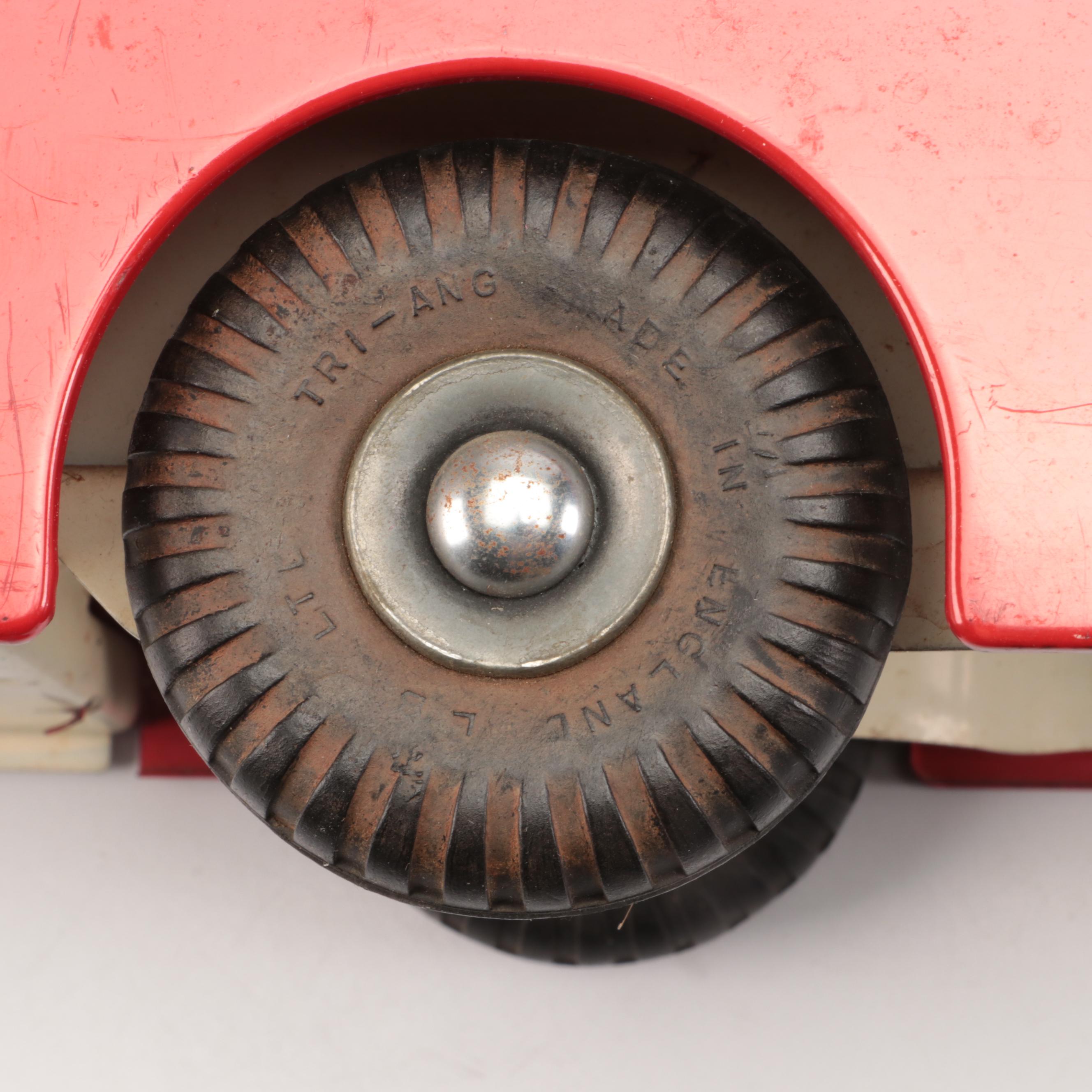 Tri-ang London Transport Double-Decker Bus Steel Diecast Toy Car