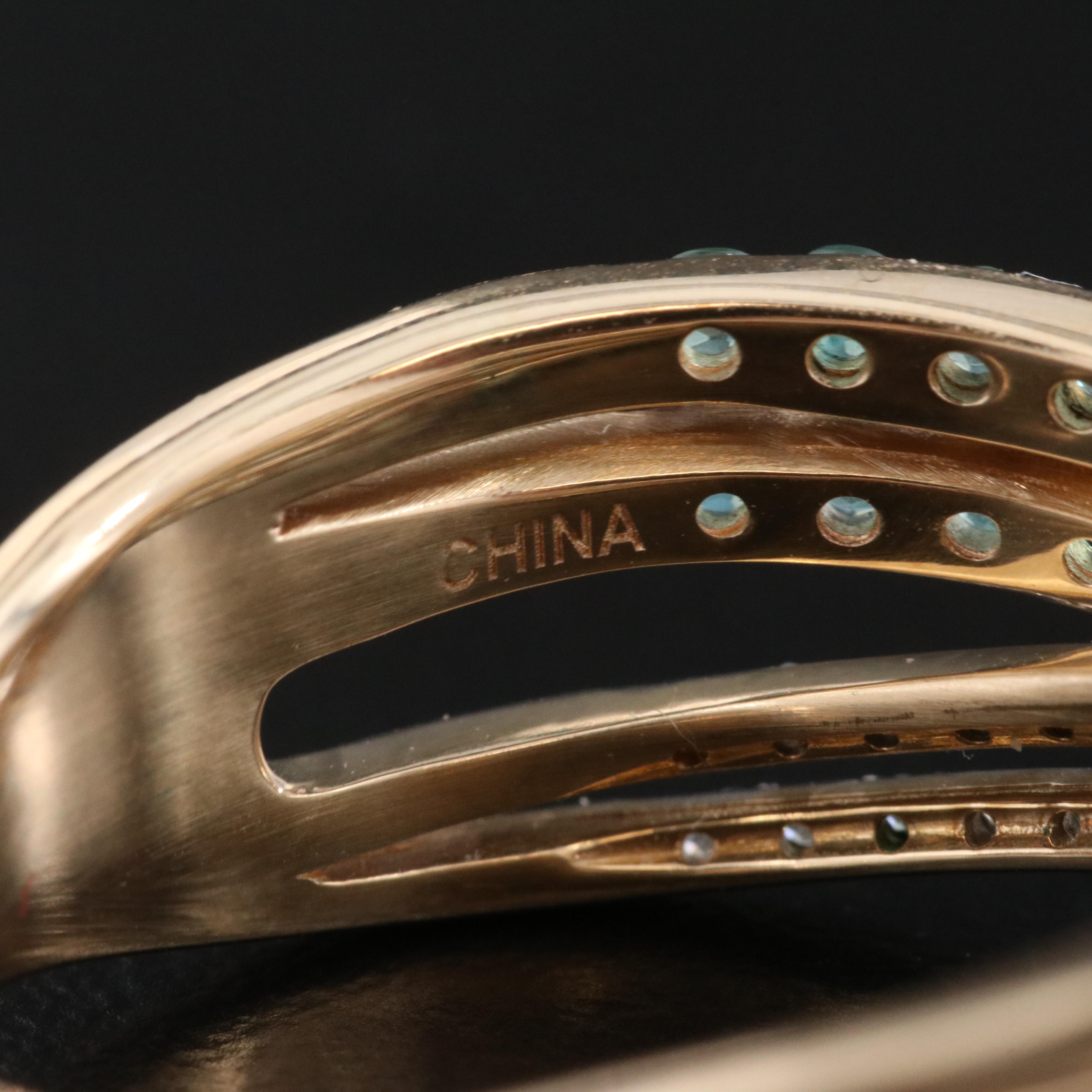 14K Alexandrite and Diamond Ring