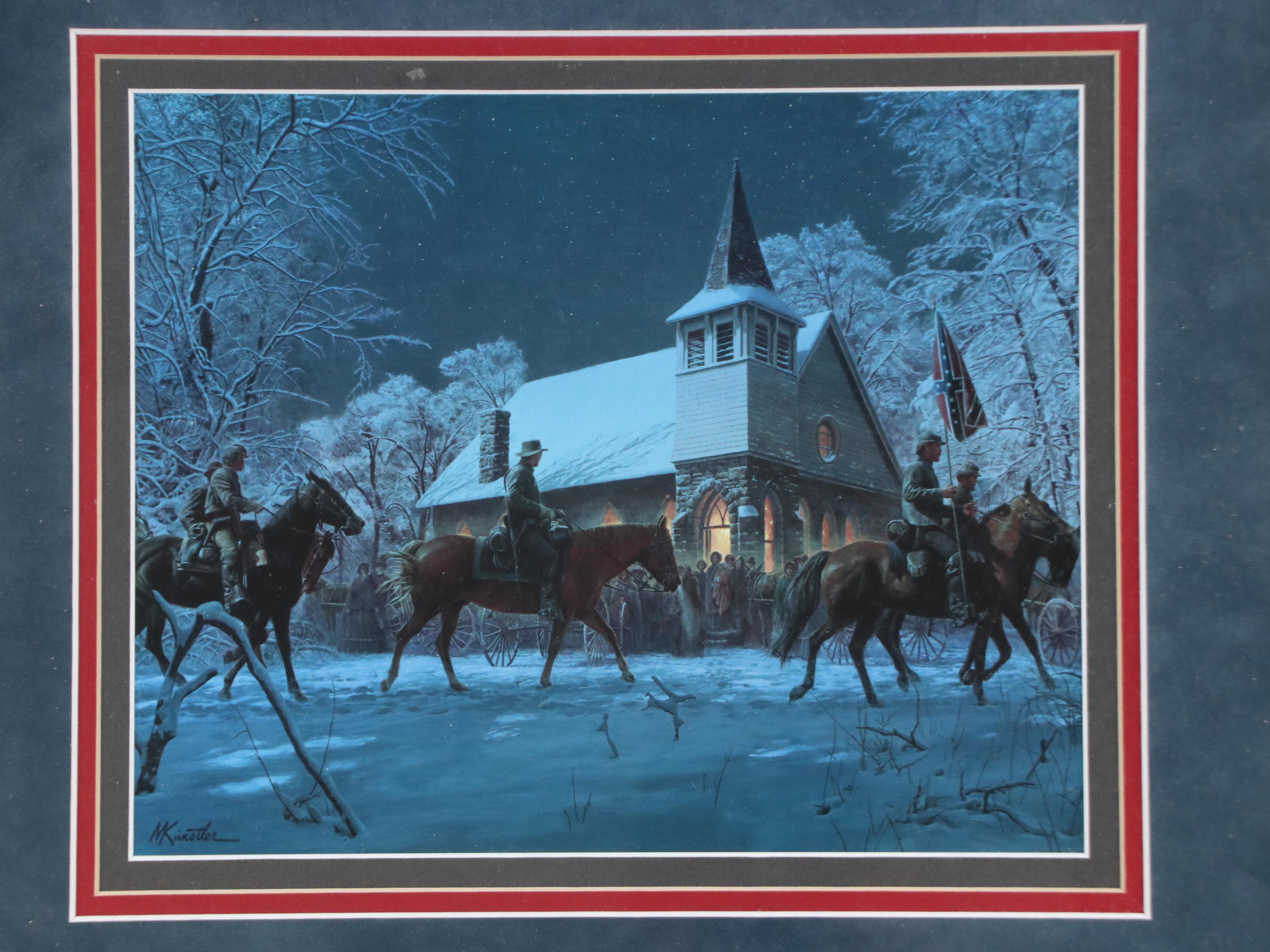 Mort Künstler Print "Southern Stars" and Woodrow Wilson Campaign Poster