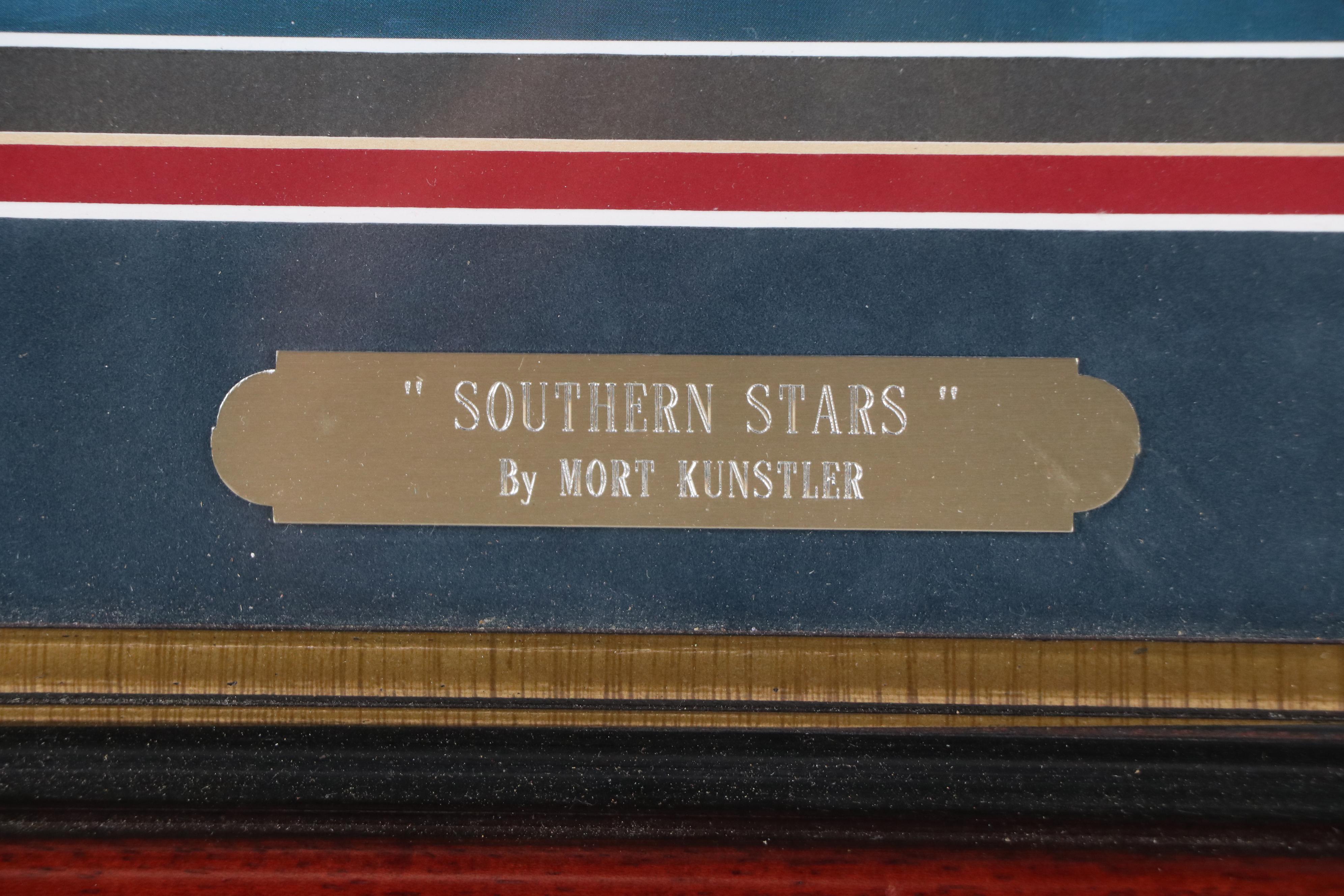 Mort Künstler Print "Southern Stars" and Woodrow Wilson Campaign Poster