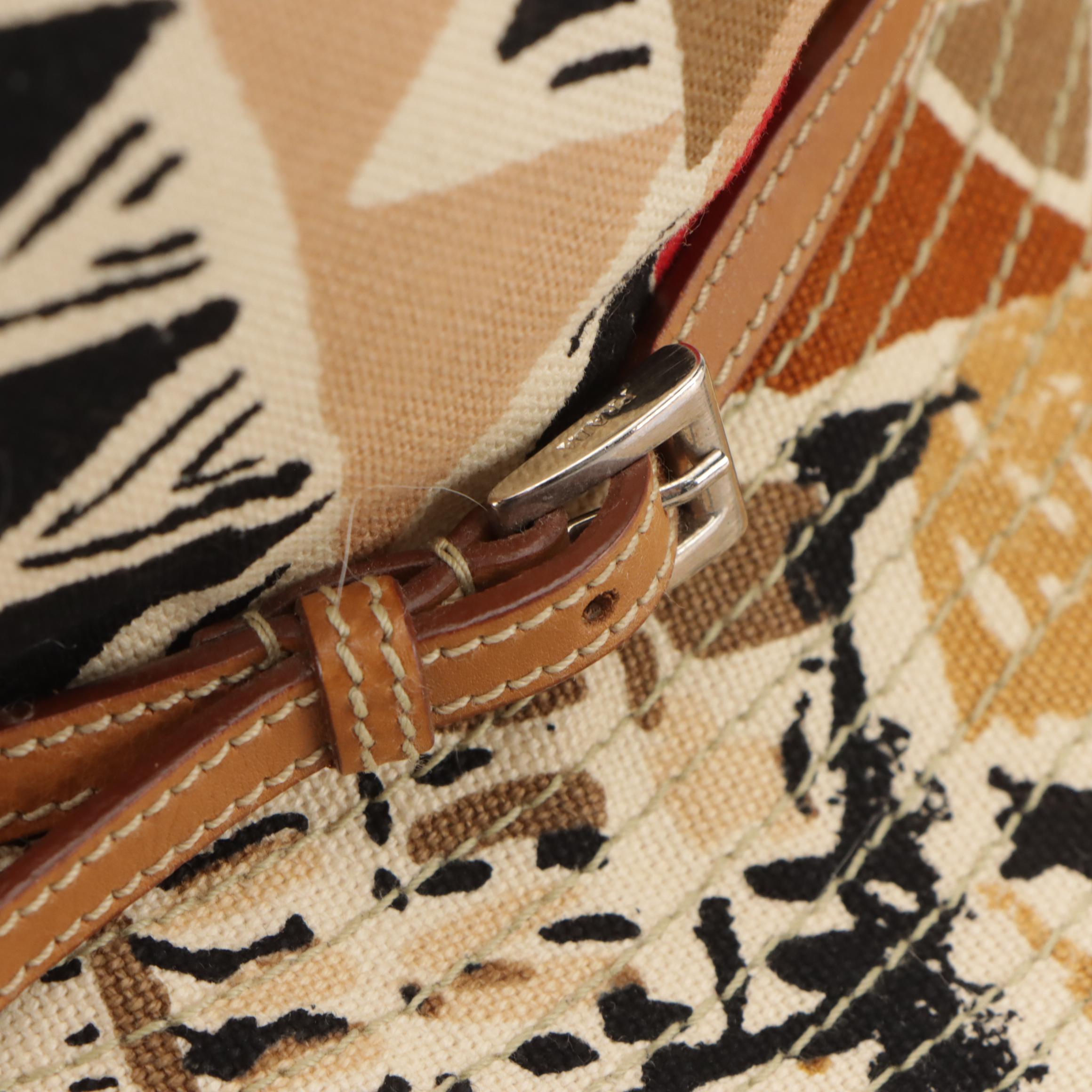 Prada Printed Canvas Bucket Hat