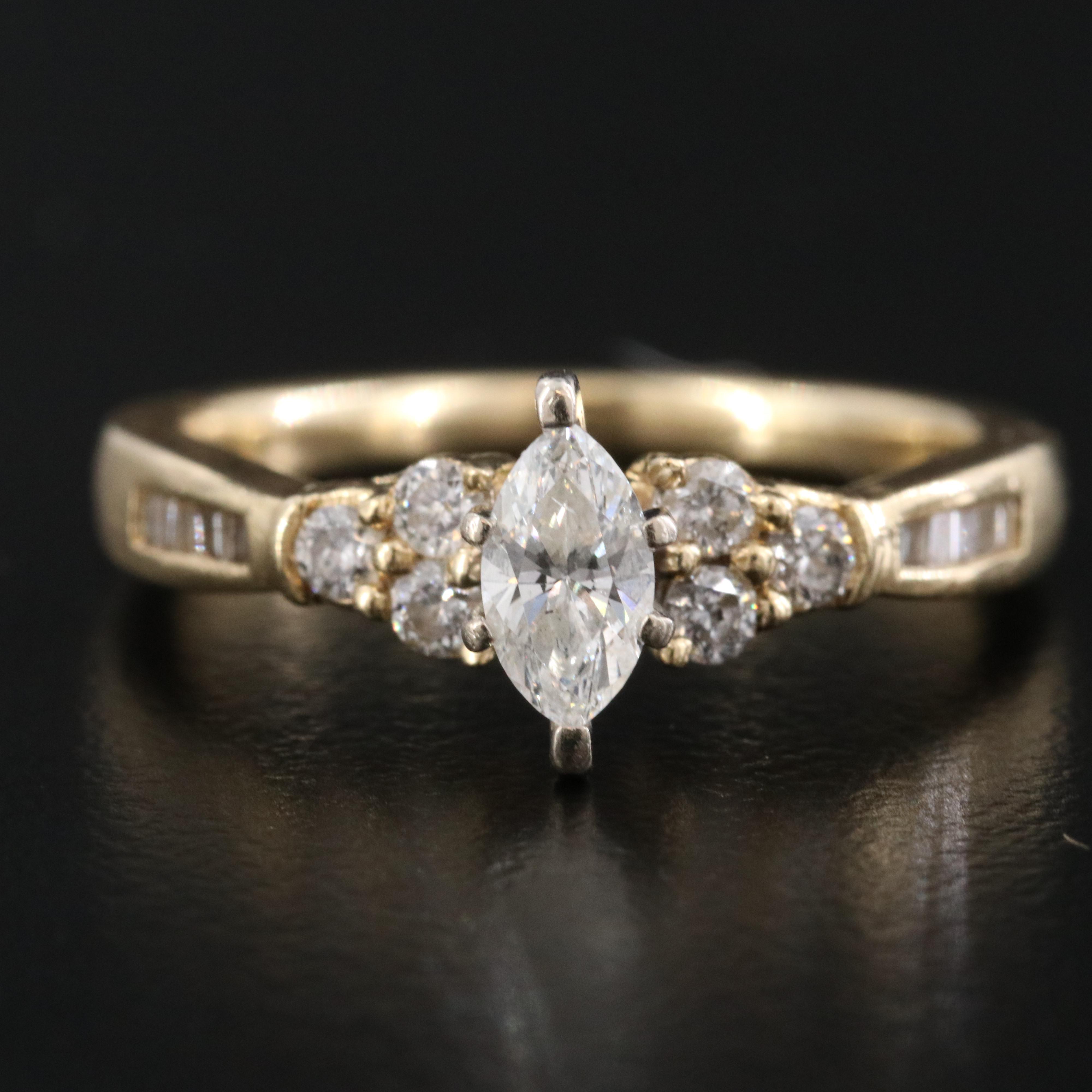 14K 0.56 CTW Diamond Ring