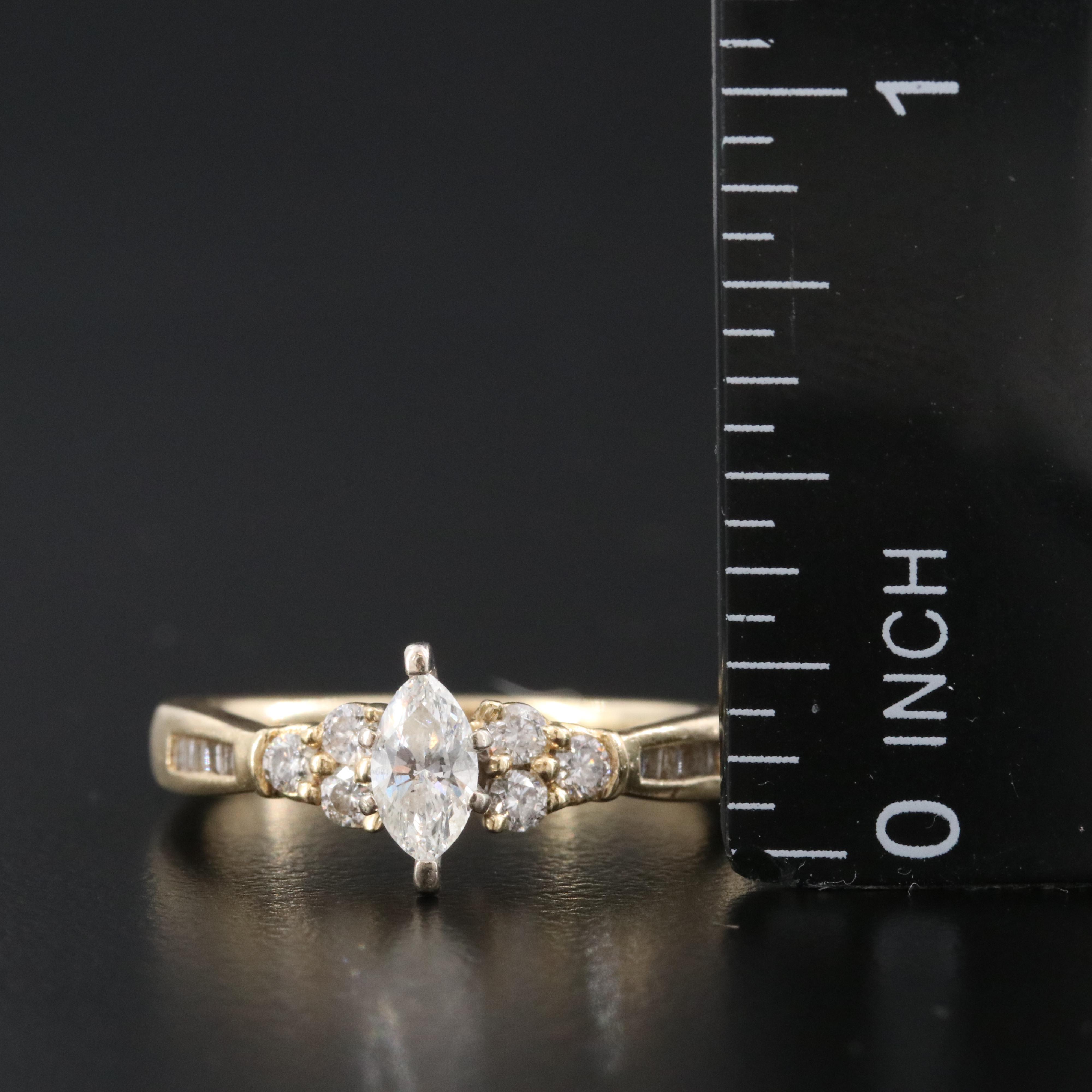 14K 0.56 CTW Diamond Ring