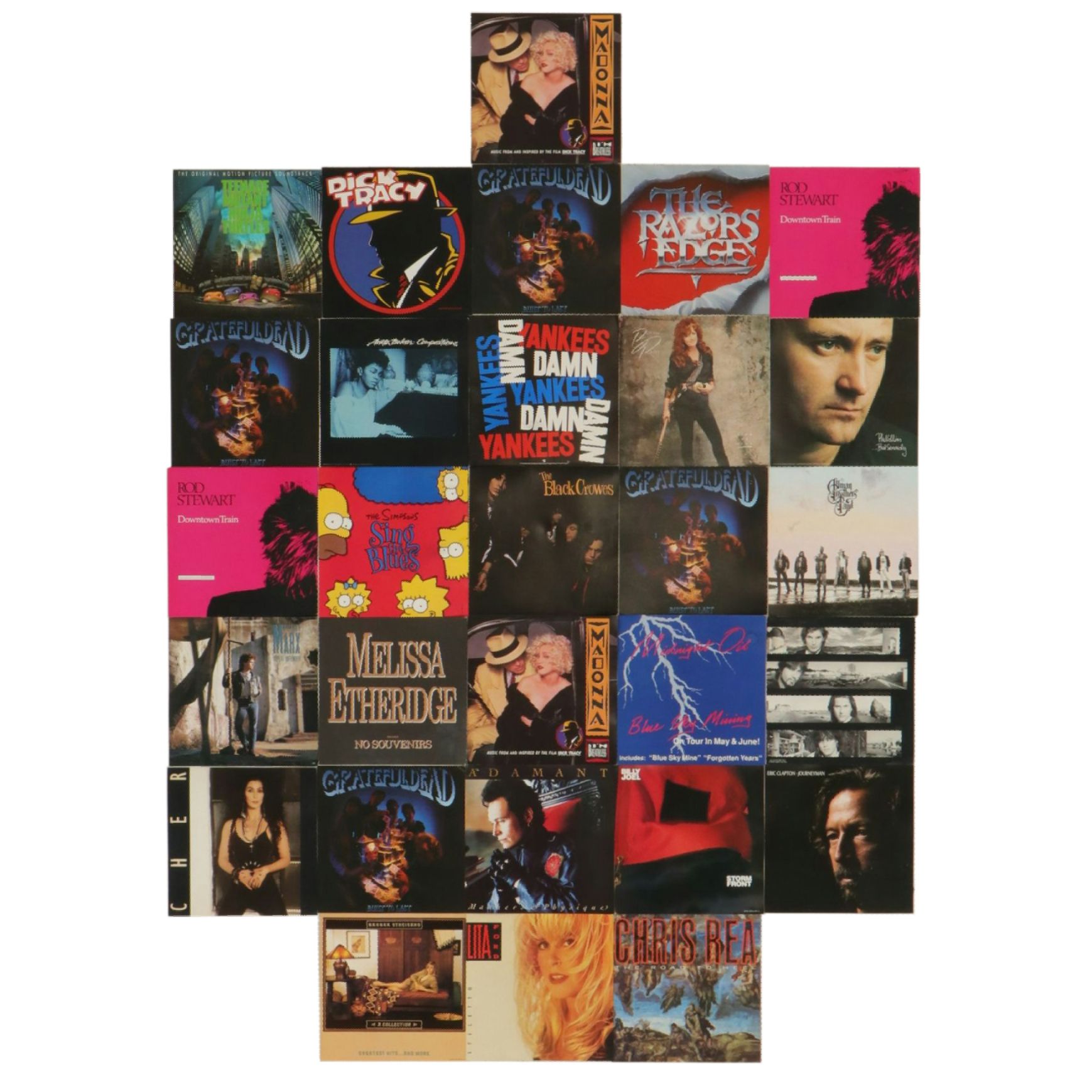 Rod Stewart, Bonnie Raitt, Cher & Other Band Posters