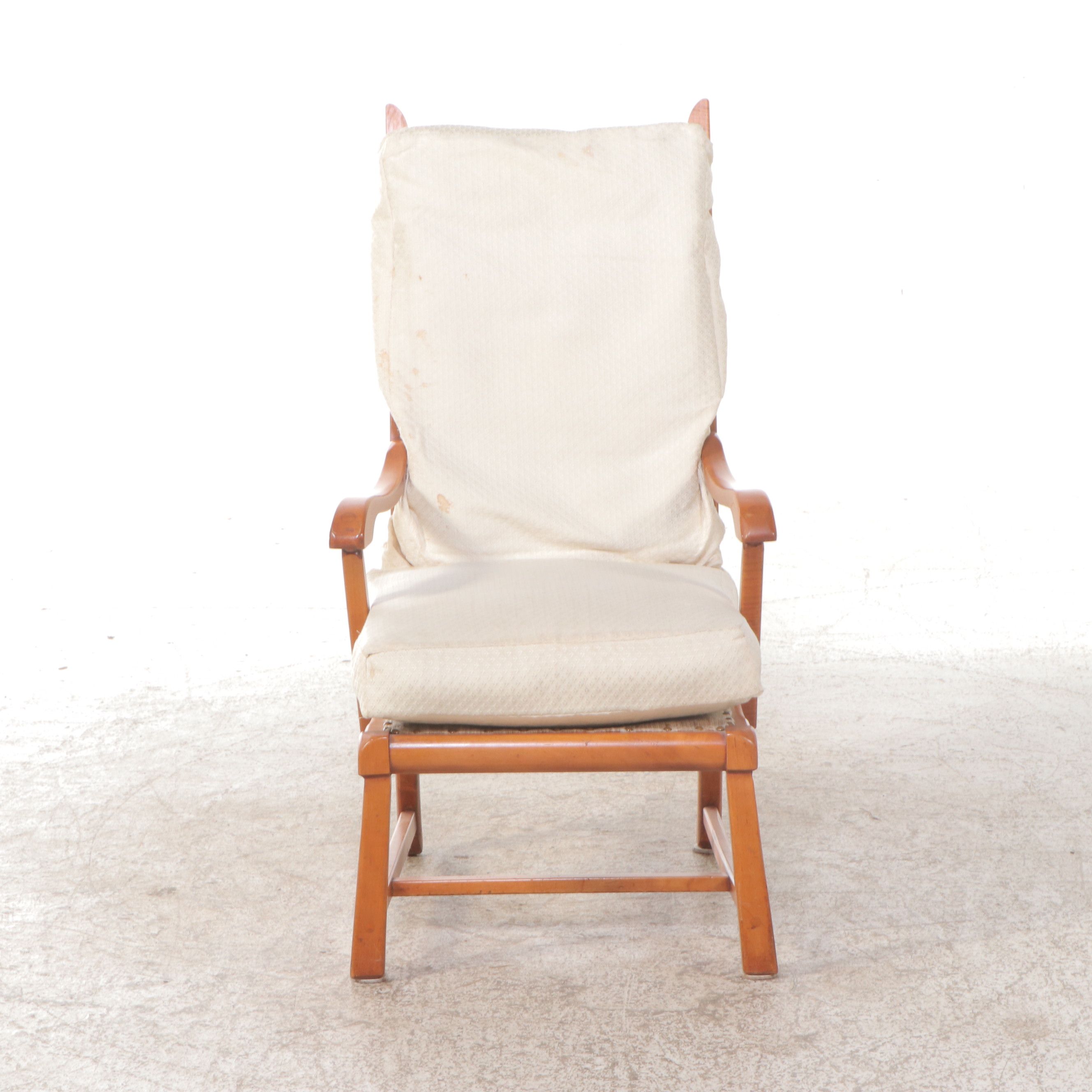 Danish Modern Ladder Back Armchair