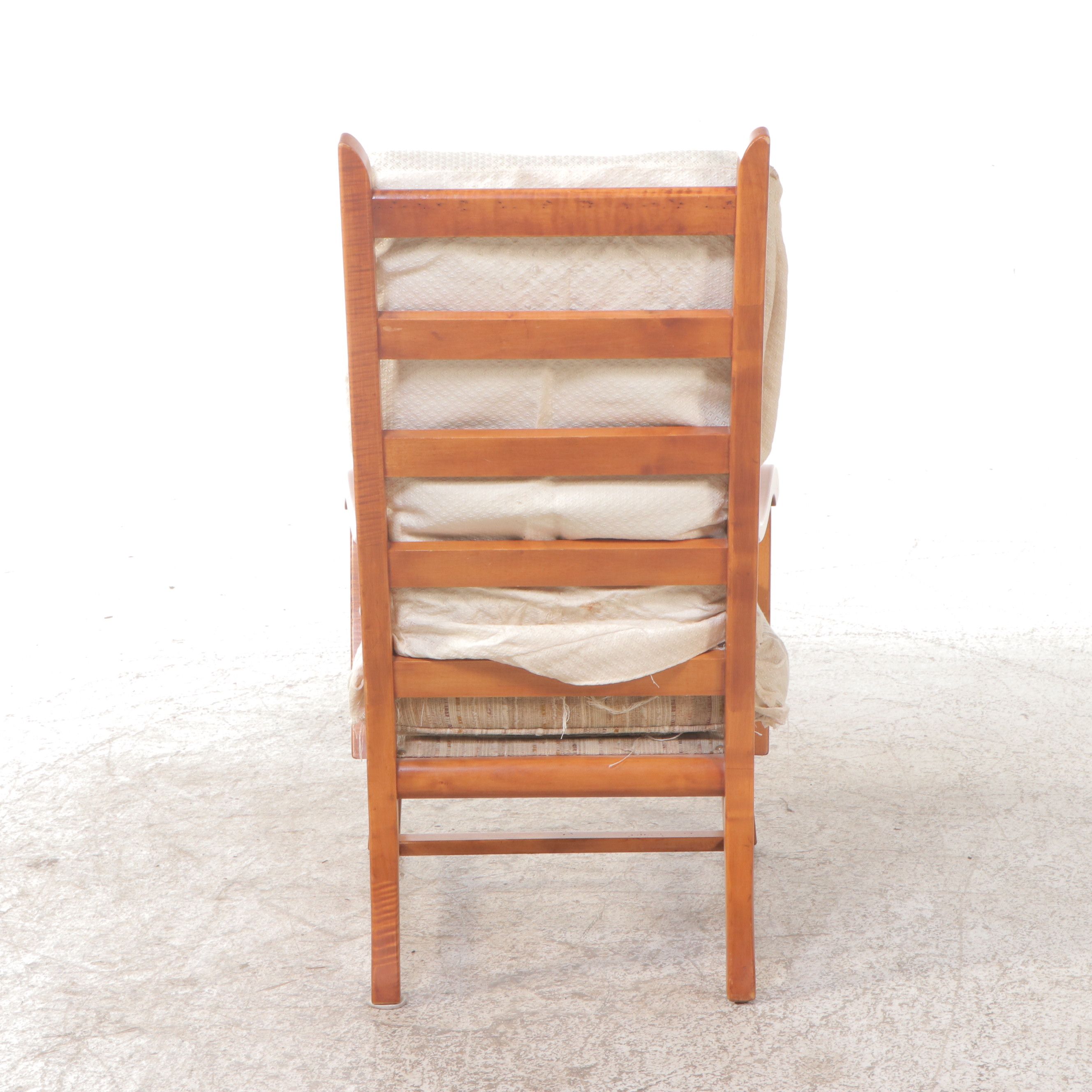 Danish Modern Ladder Back Armchair