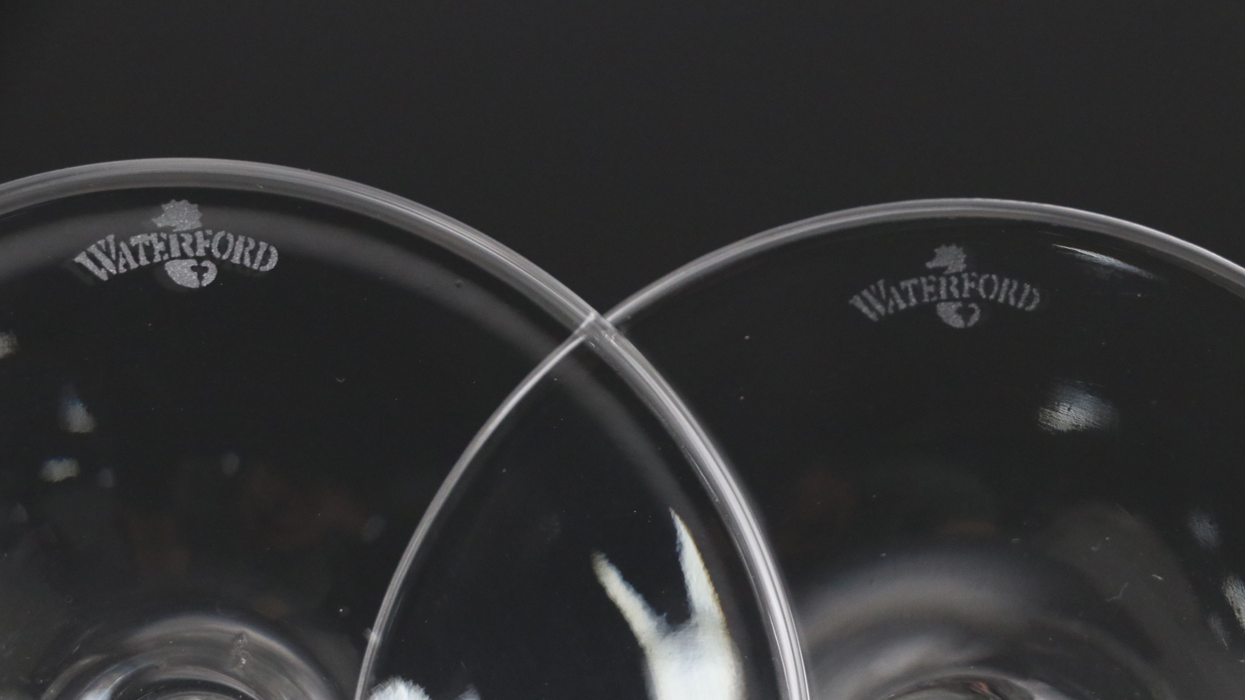 Waterford "Millennium" Crystal Champagne Flutes