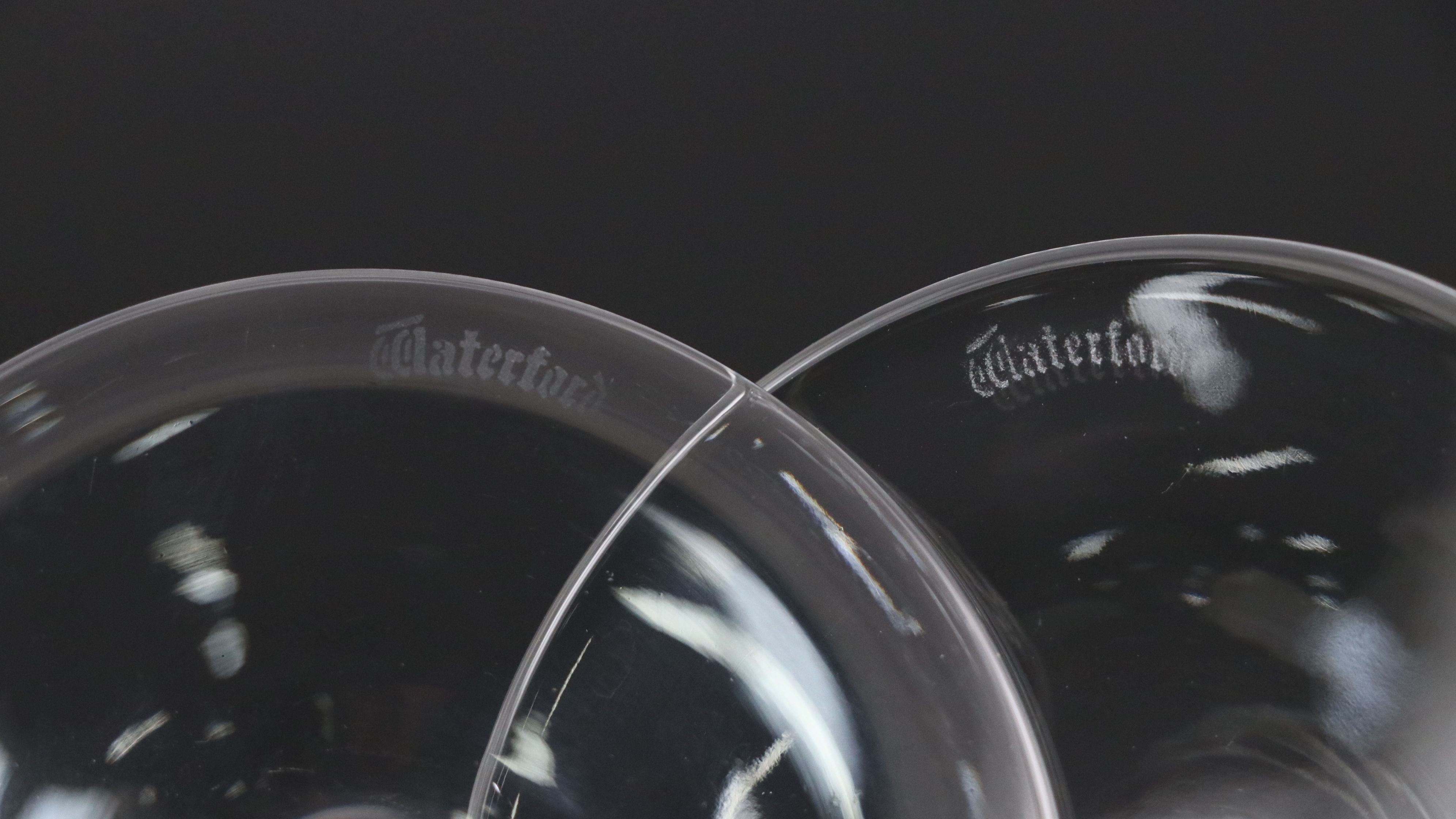 Waterford "Millennium" Crystal Champagne Flutes