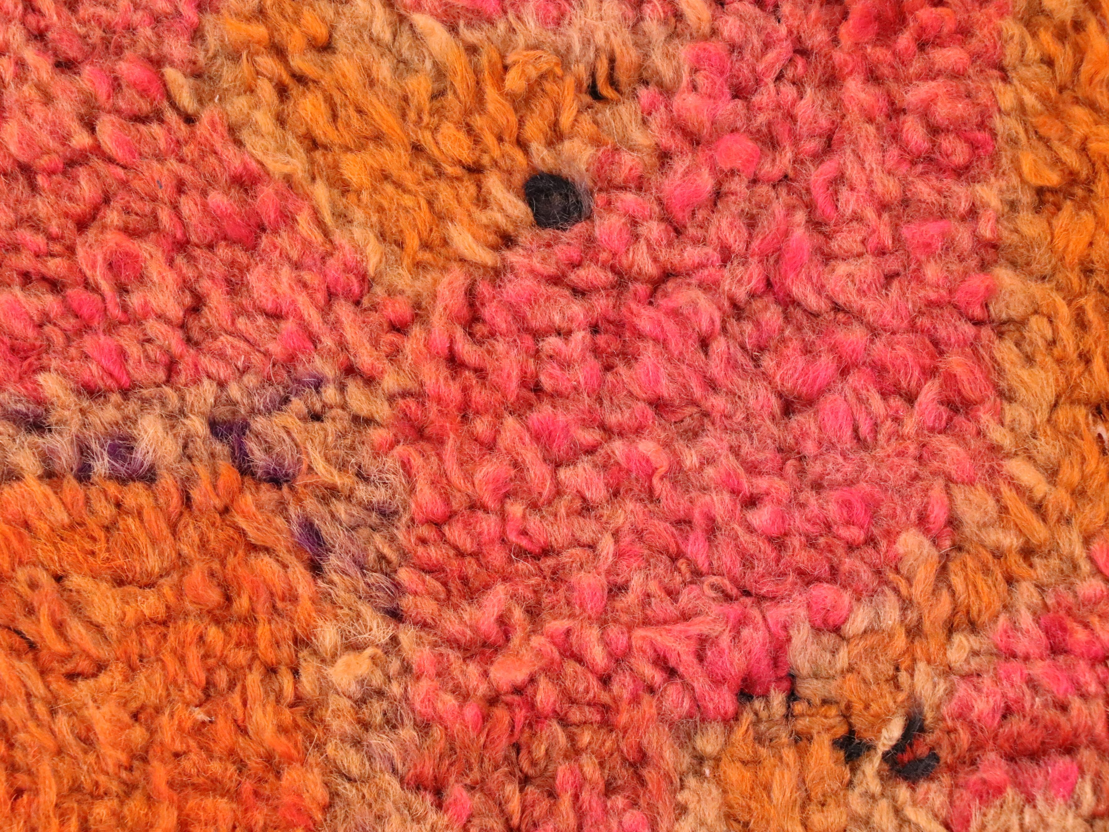 3'9 x 11'9 Hand-Knotted Turkish Village Carpet Runner Long Rug