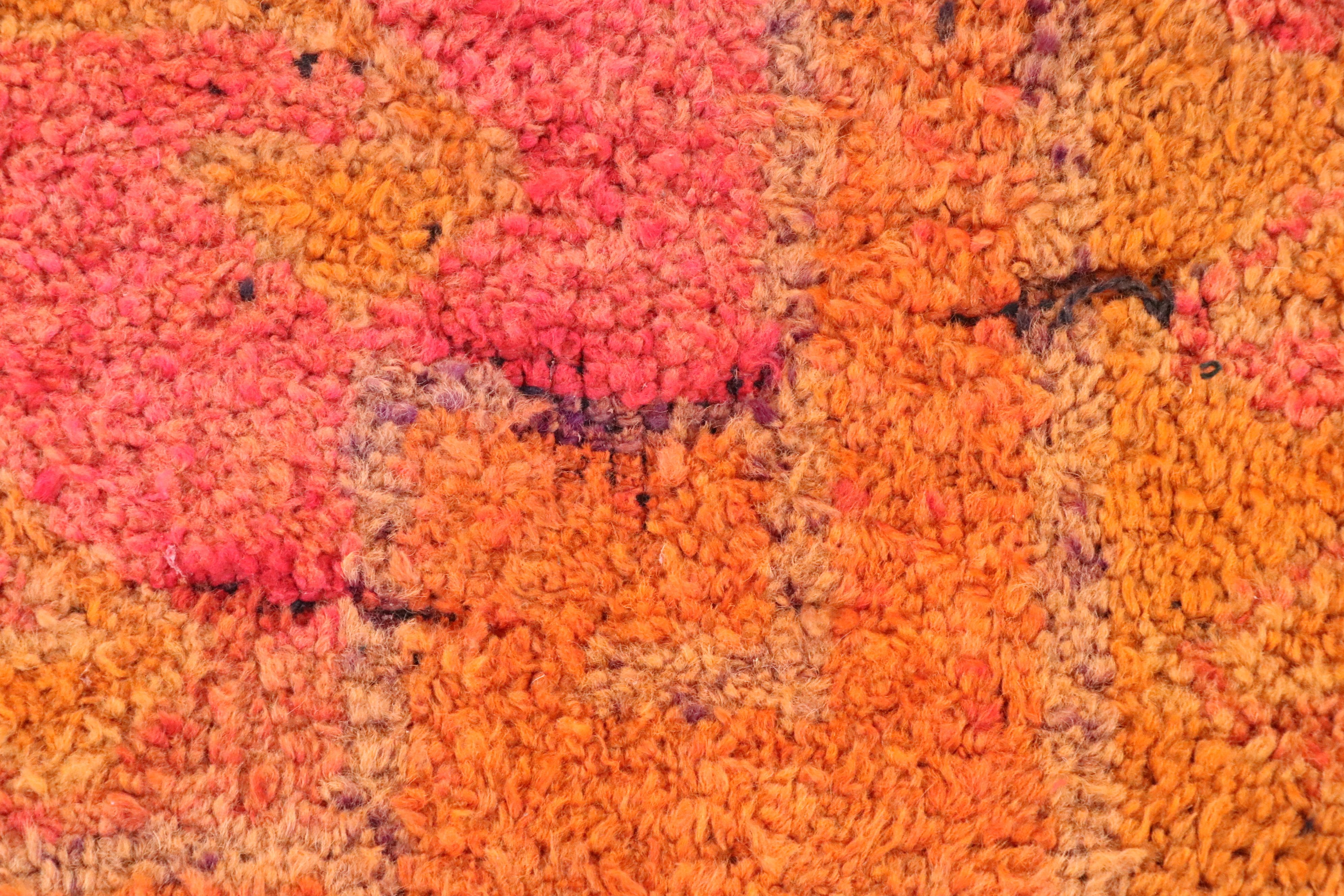 3'9 x 11'9 Hand-Knotted Turkish Village Carpet Runner Long Rug