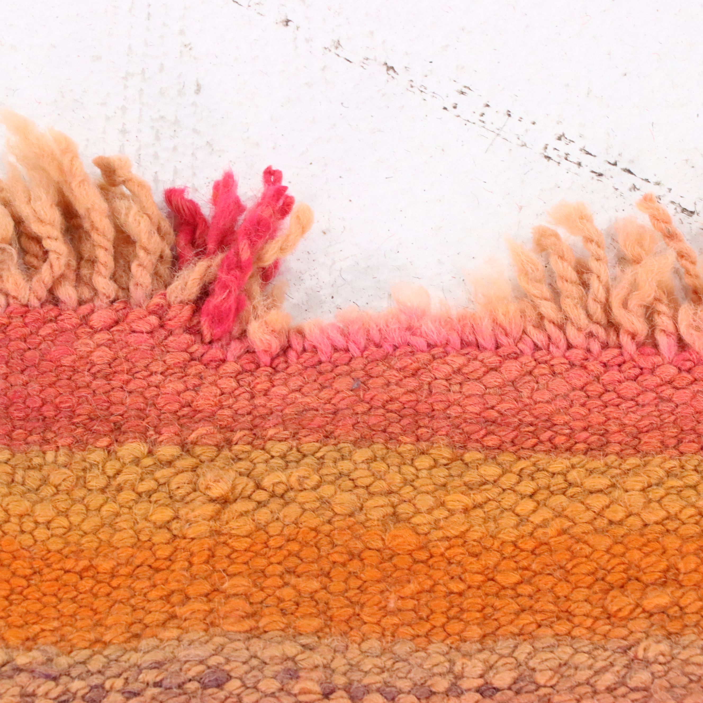 3'9 x 11'9 Hand-Knotted Turkish Village Carpet Runner Long Rug