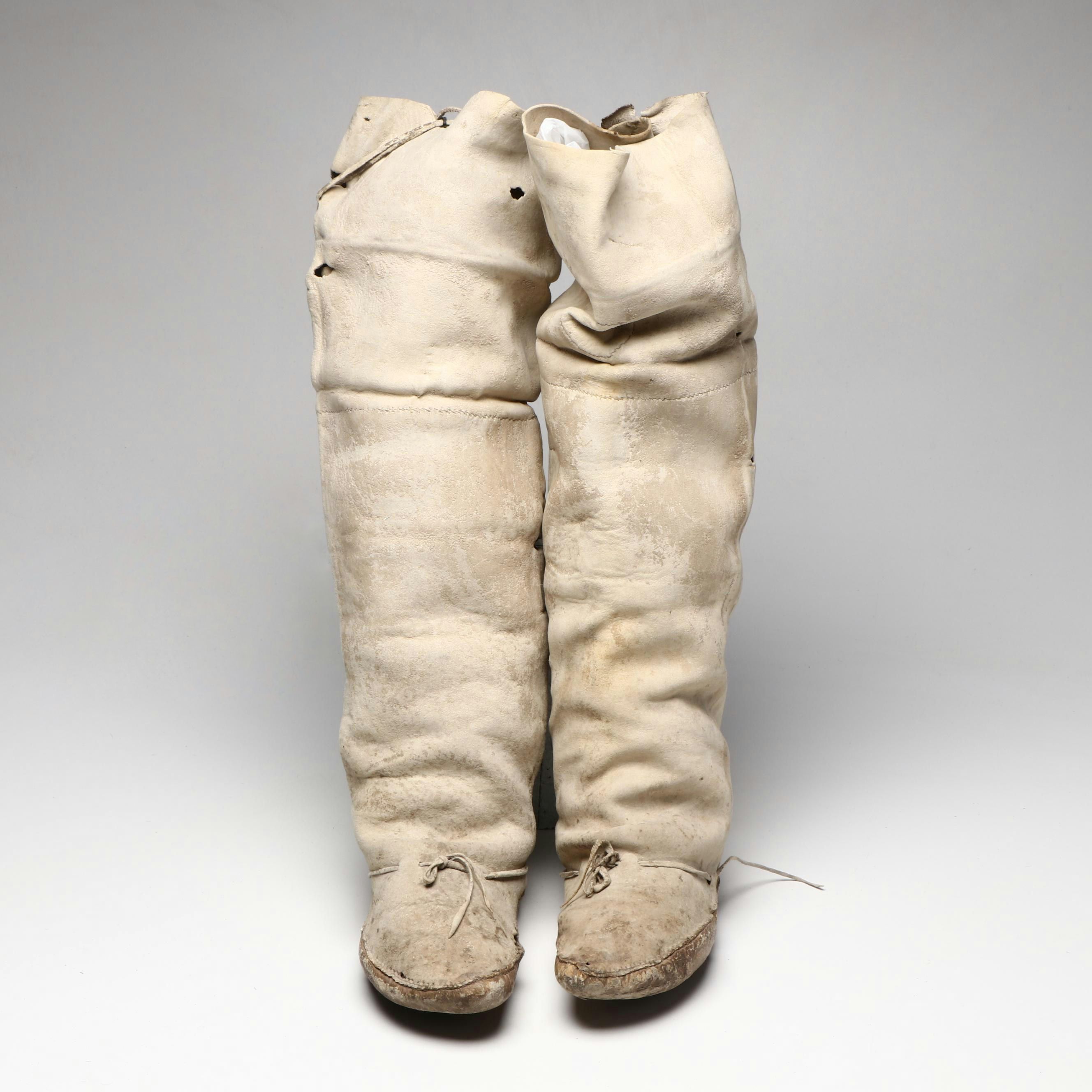Arctic Indigenous Hide Mukluks