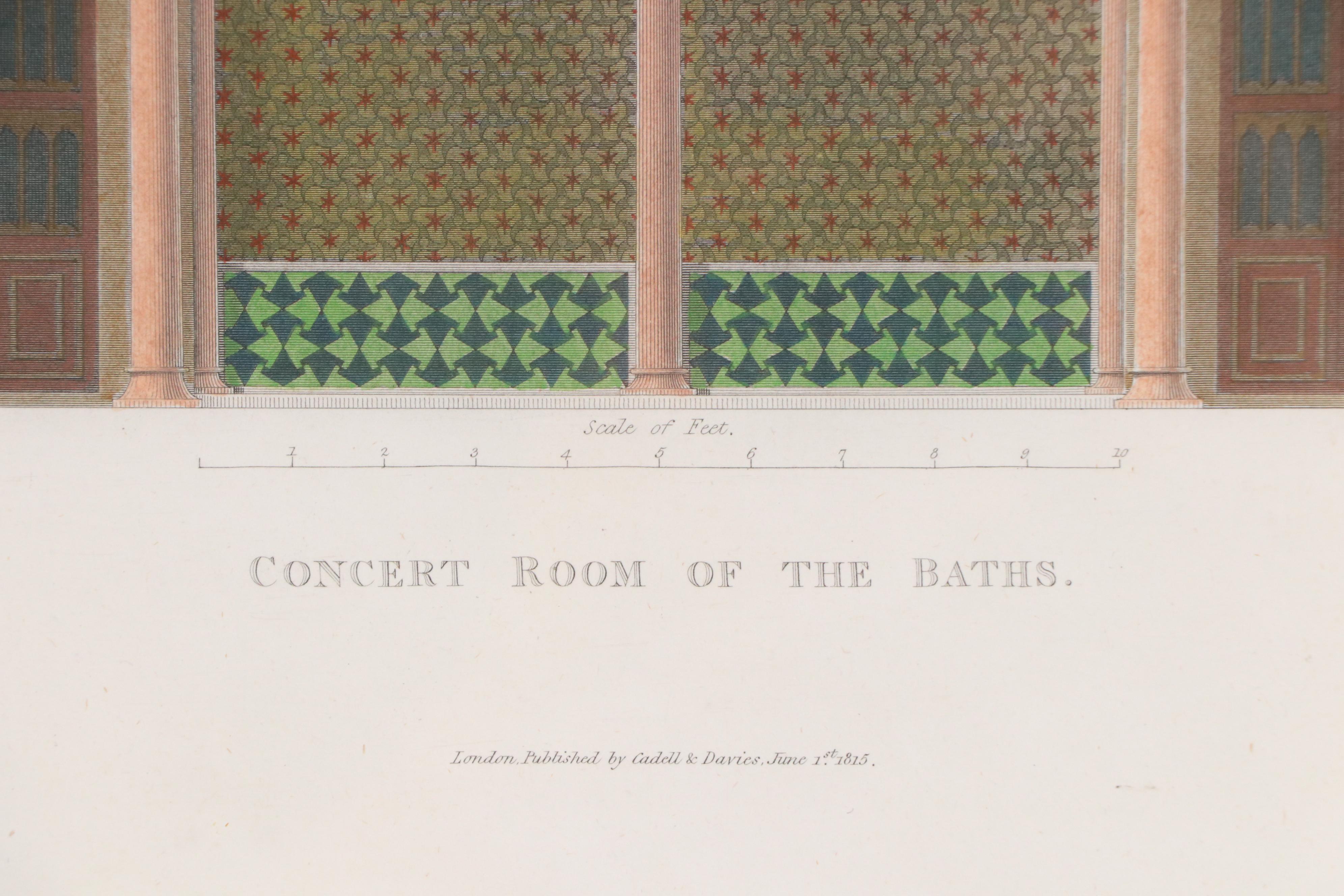 Hand-Colored Engraving Bookplates from "The Arabian Antiquities of Spain," 1815