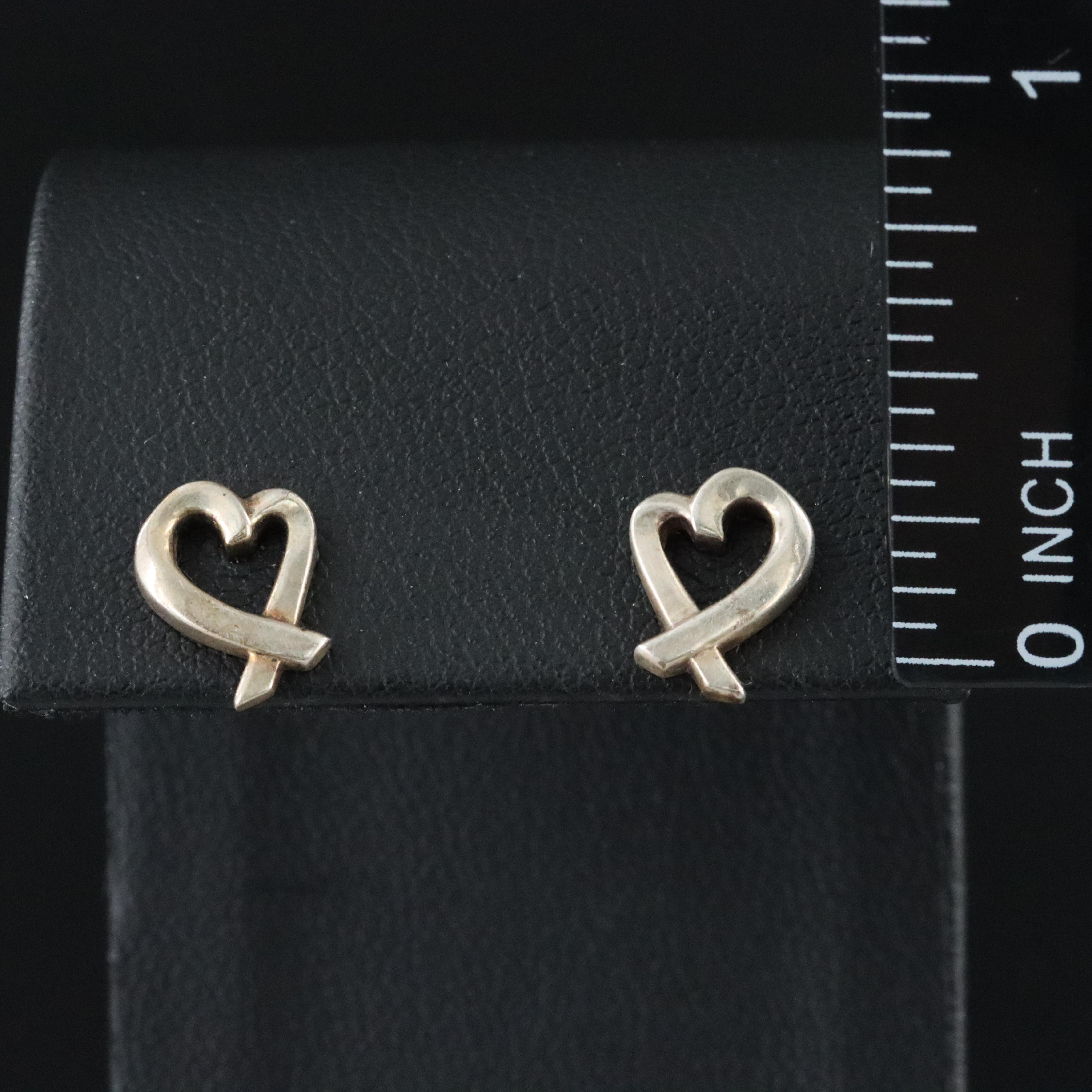 Paloma Picasso for Tiffany & Co. Loving Heart Sterling Earrings