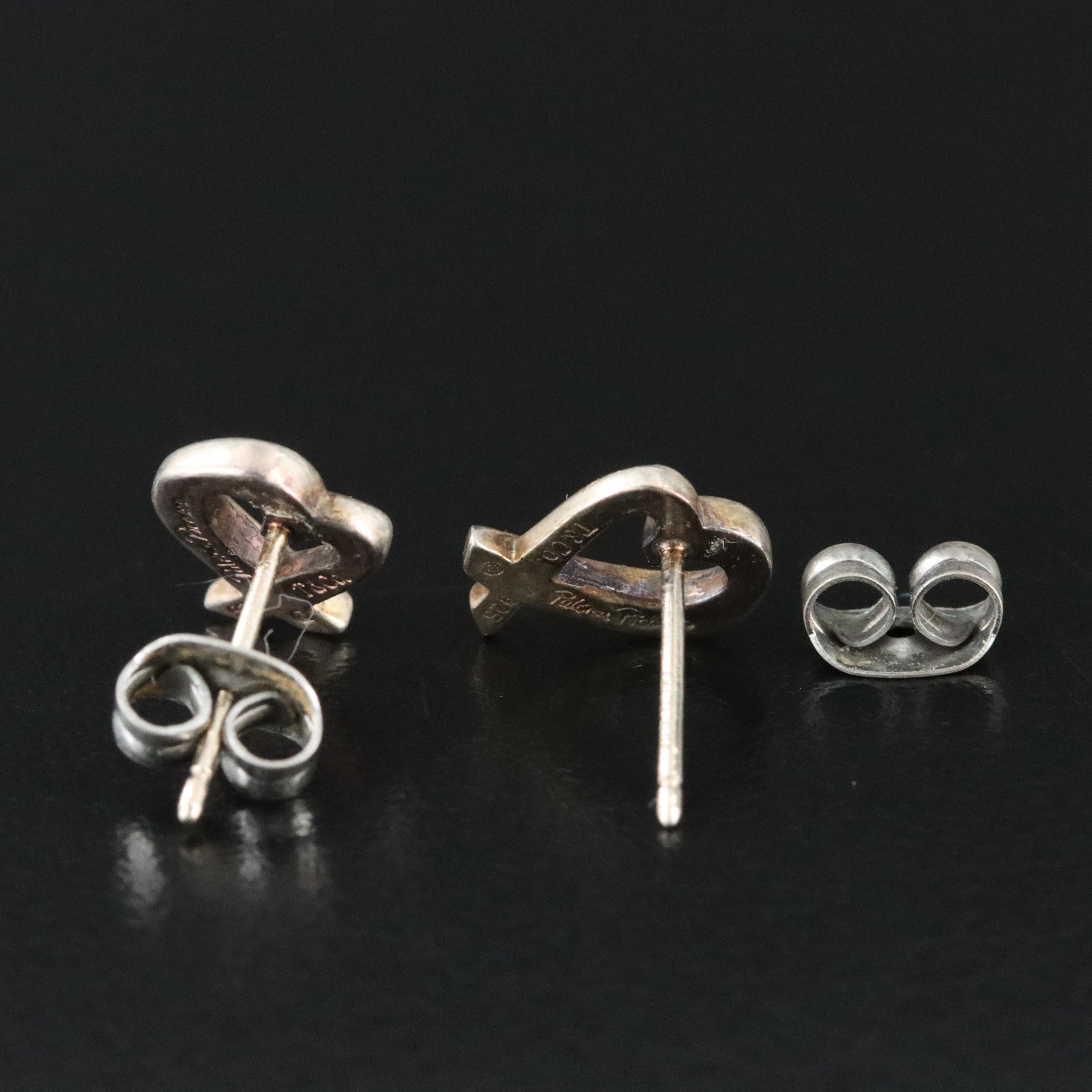 Paloma Picasso for Tiffany & Co. Loving Heart Sterling Earrings