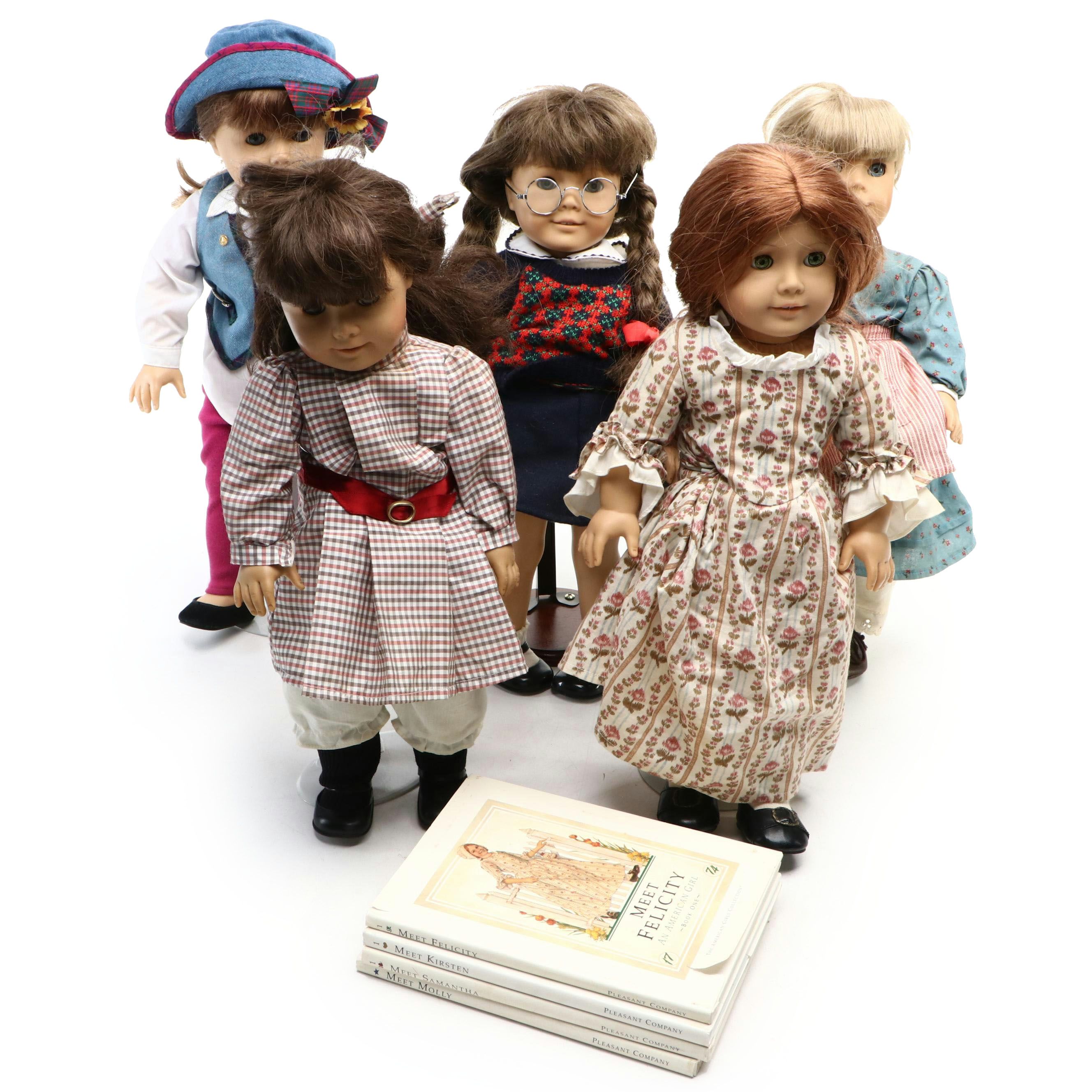 Pleasant Company American Girl Samantha, Molly, Kirsten and More Dolls and Books