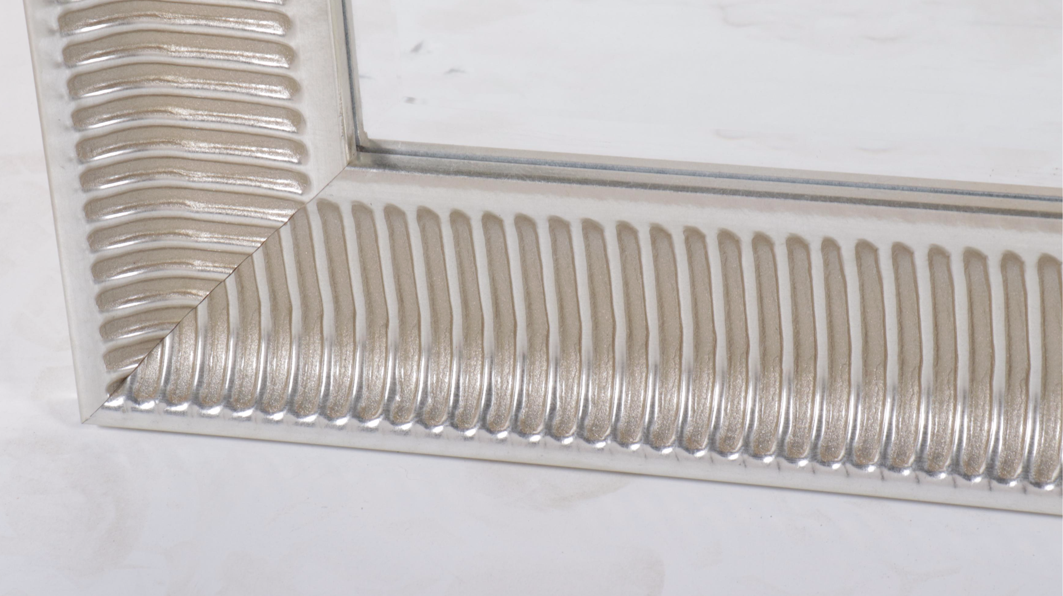 IKEA "Songe" Silvered Wood Wall Mirror