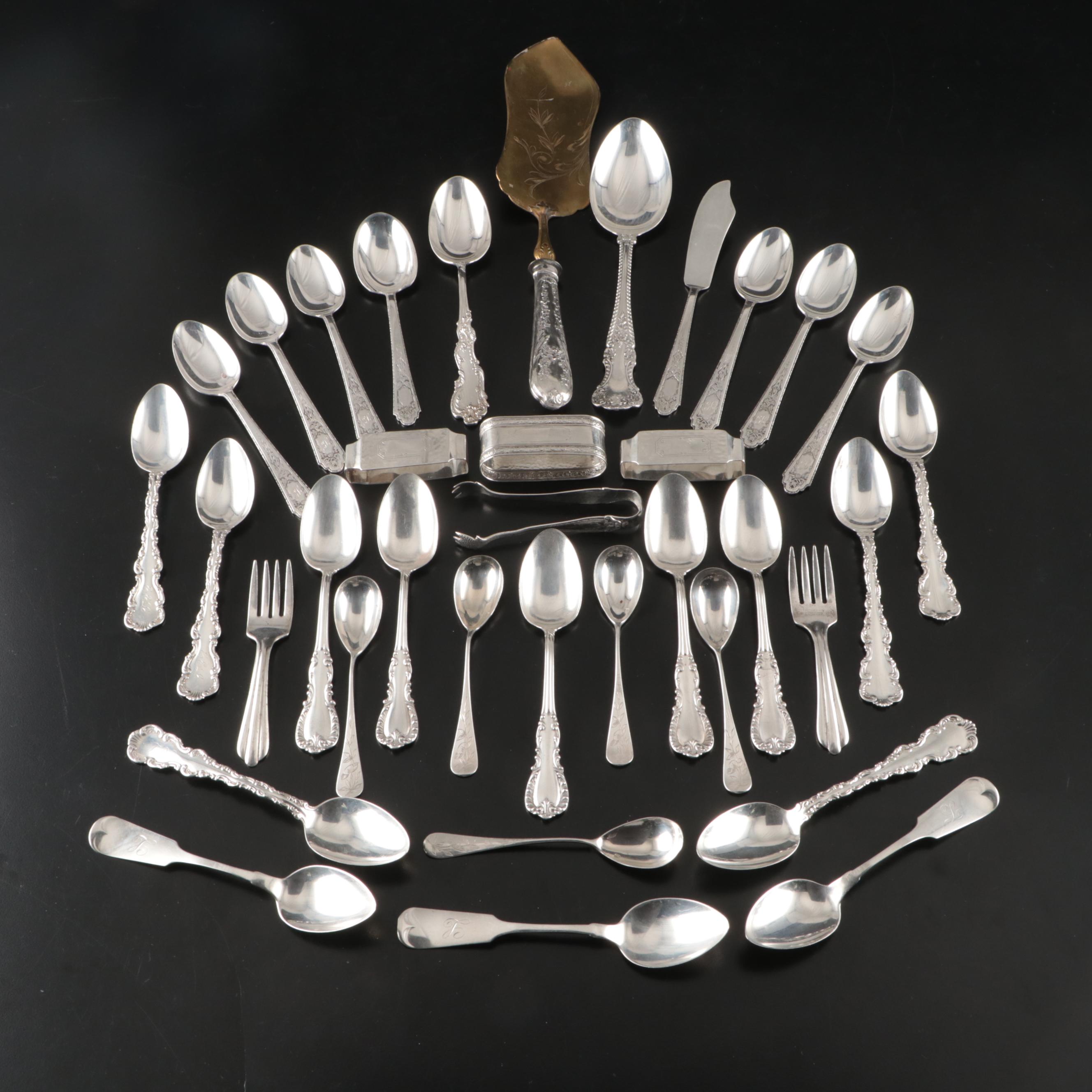 Whiting "Louis XV" and More Sterling Silver Flatware and Napkin Rings