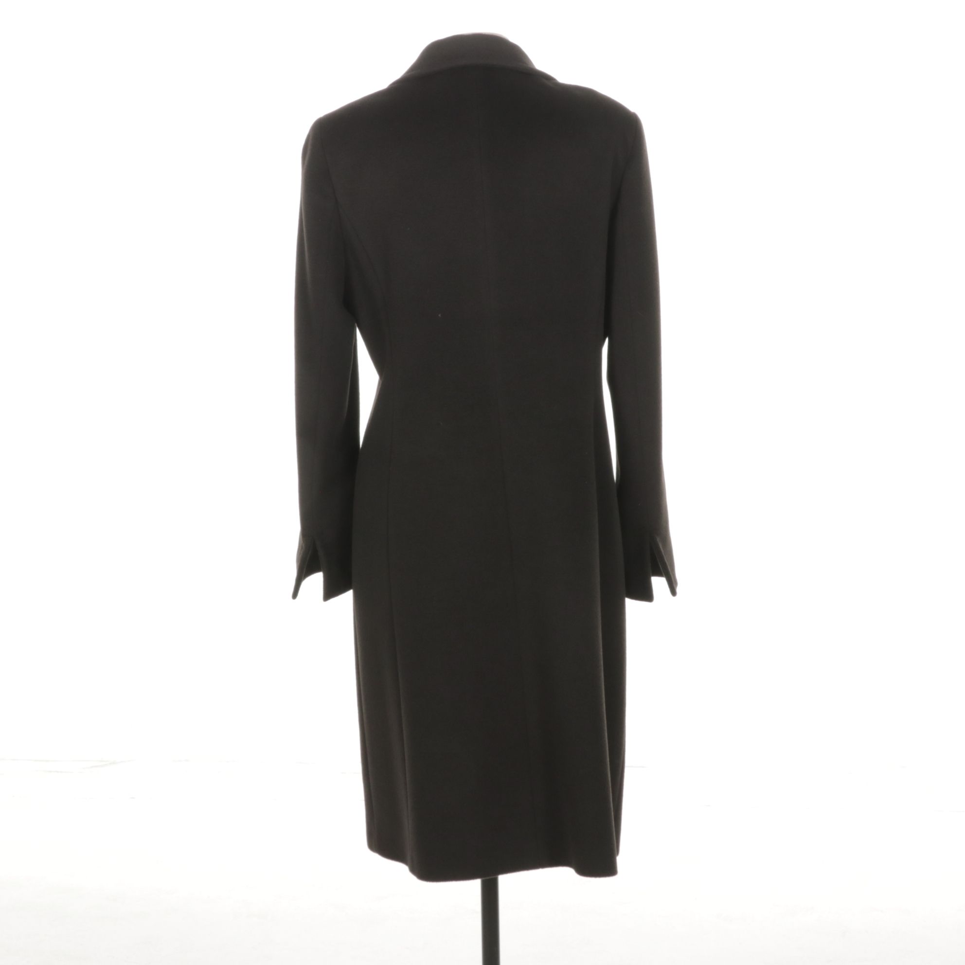 Cinzia Rocca Charcoal Angora and Wool Coat