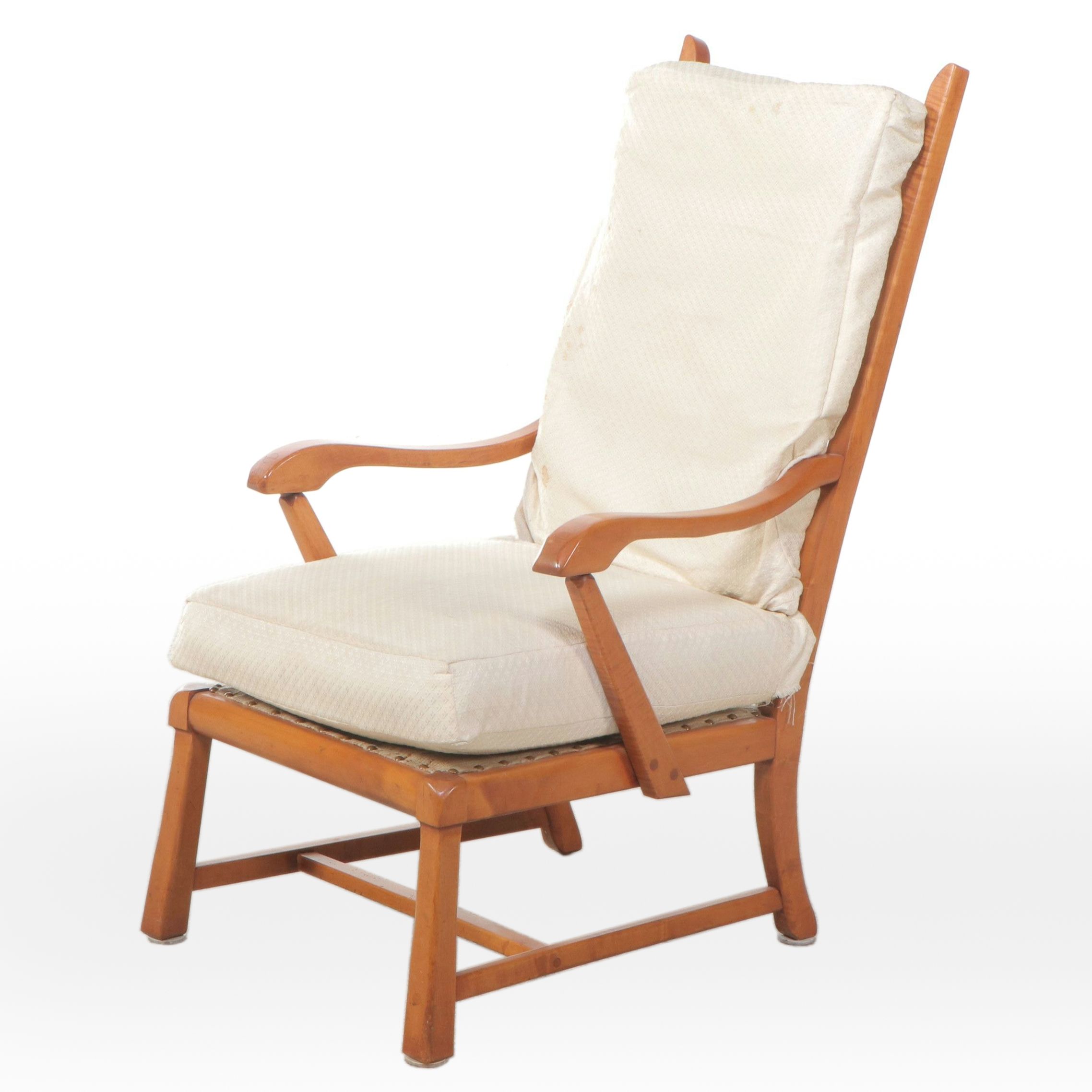 Danish Modern Ladder Back Armchair