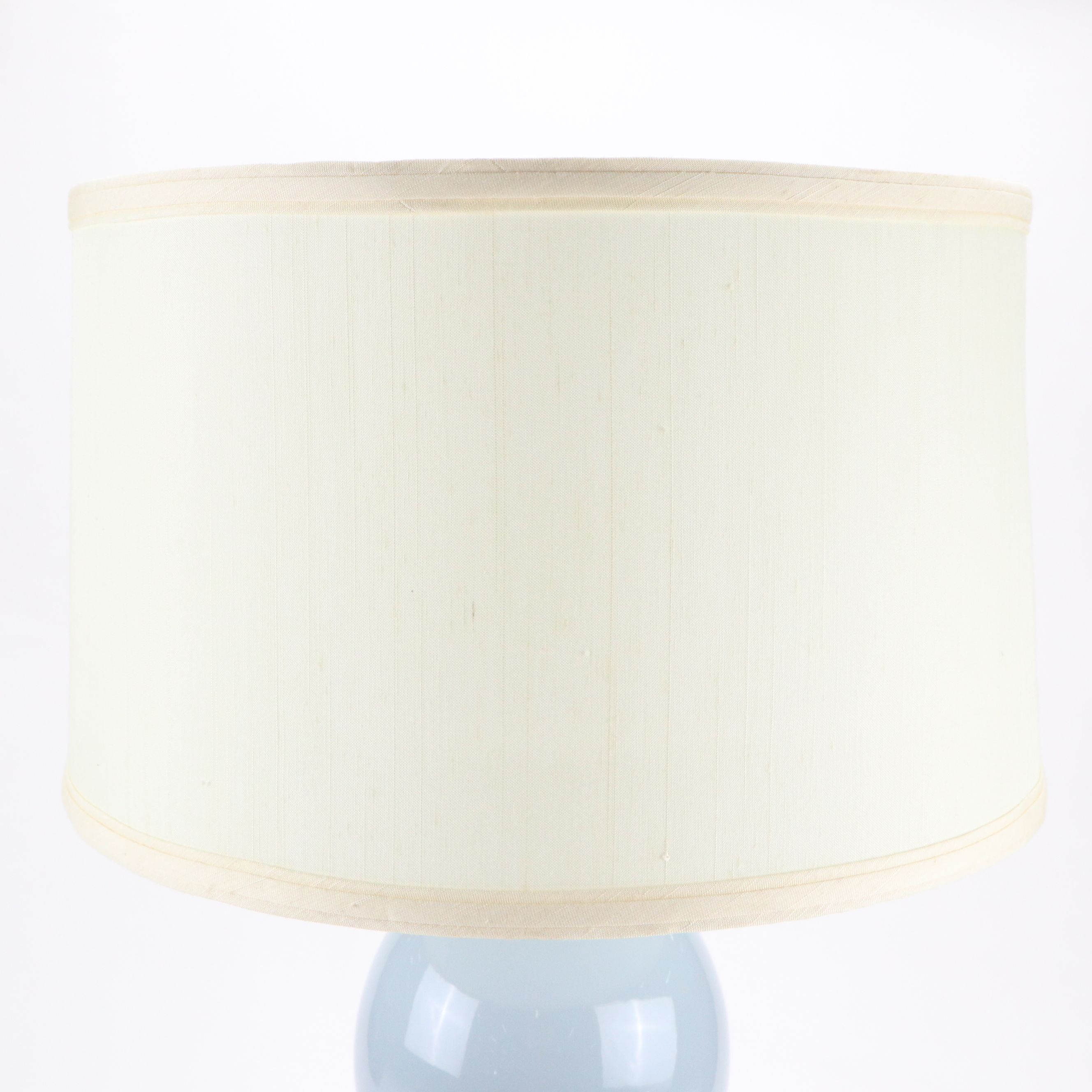 Pair of Barbara Cosgrove Double Gourd Ceramic Lamps and Shades