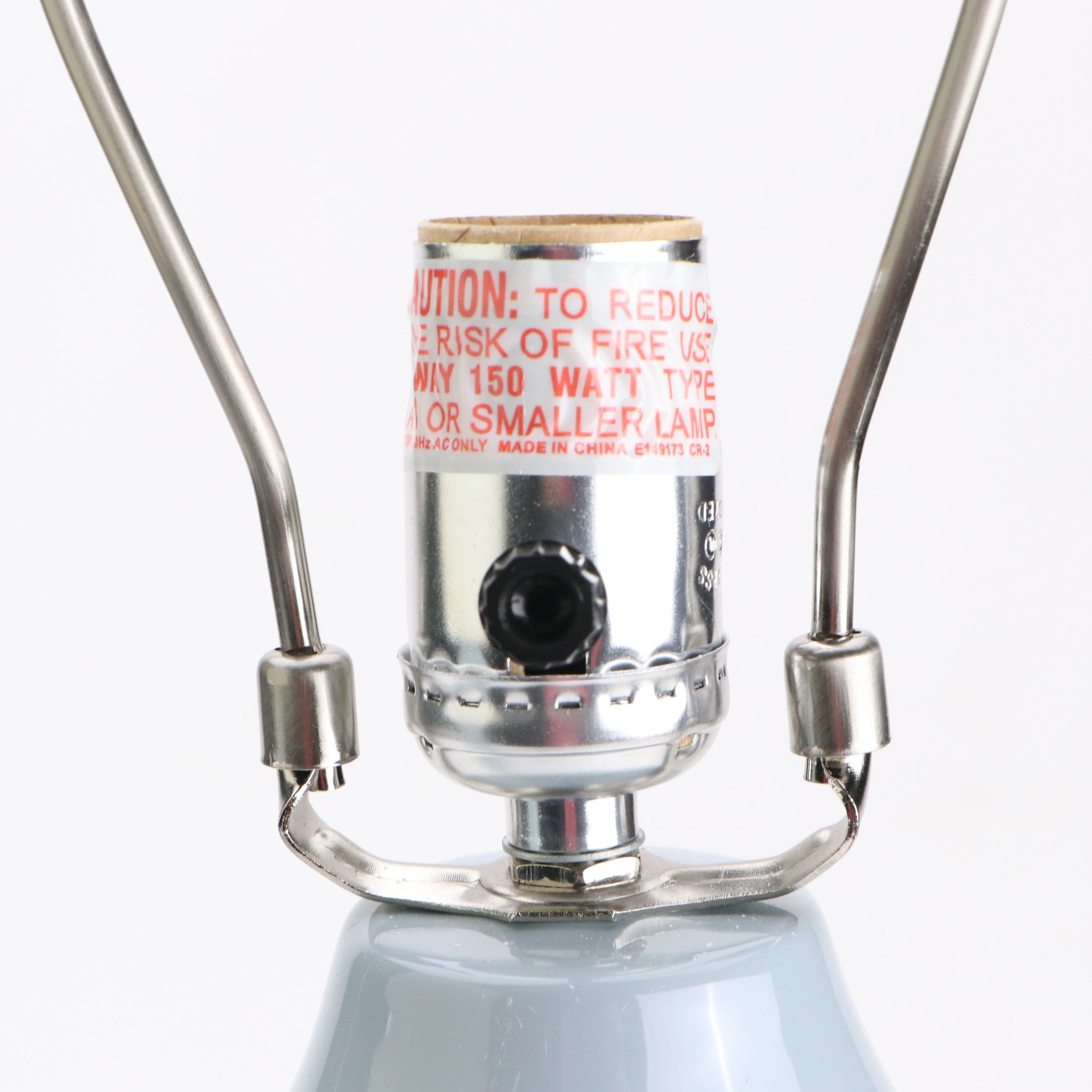 Pair of Barbara Cosgrove Double Gourd Ceramic Lamps and Shades