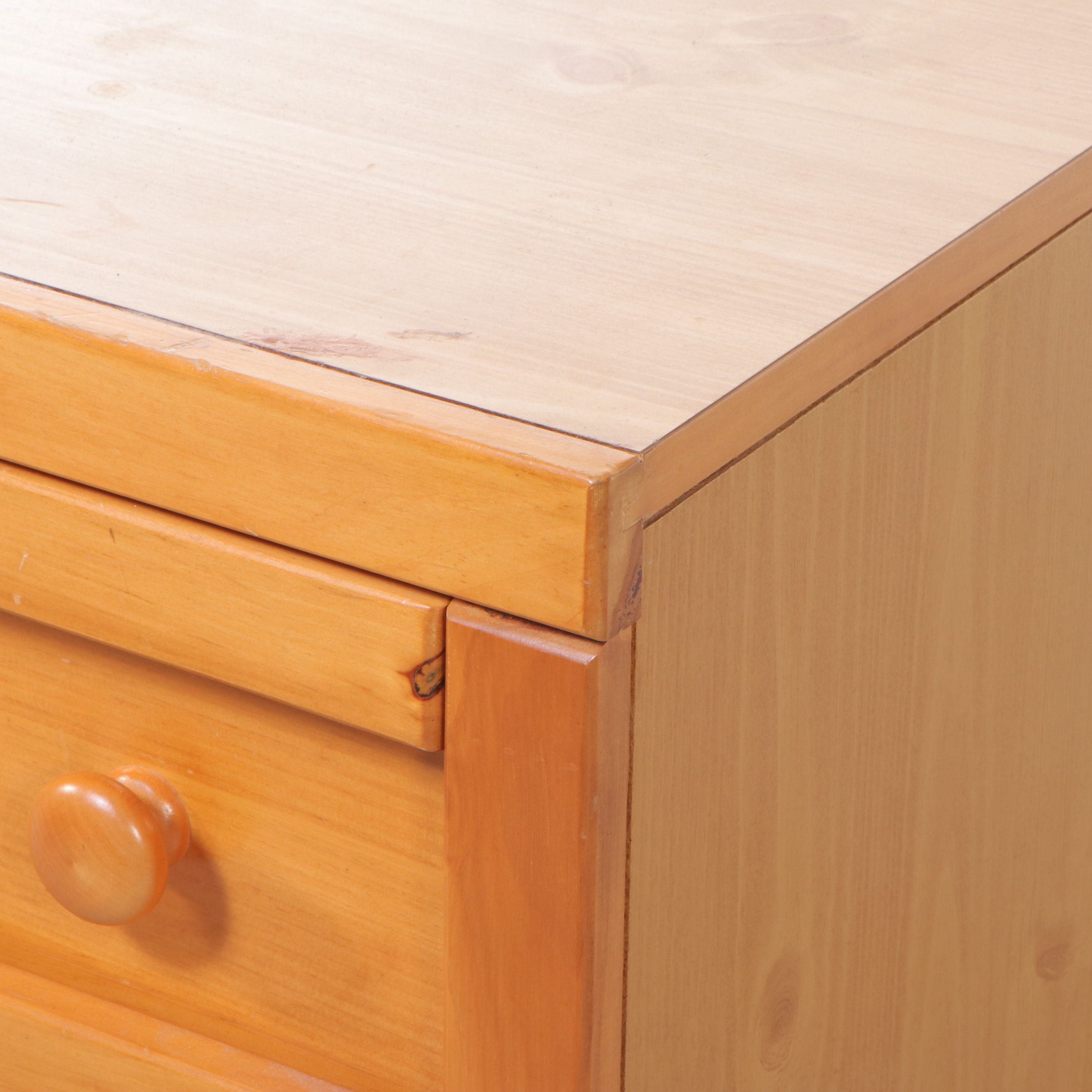 Pine Three-Drawer Chest